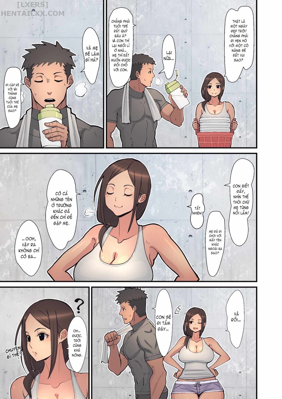 Đọc truyện hentai Haha kara Inbo ni Natta Wake - Oneshot