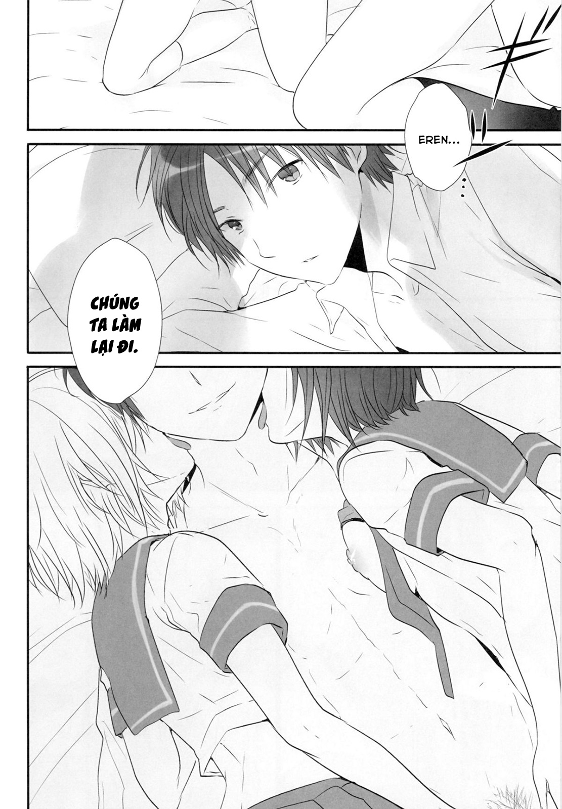 Đọc truyện hentai 3P (Attack on Titan doujinshi) - Oneshot