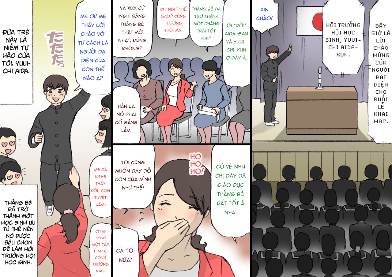 Đọc truyện hentai Okaa-san wa Homete Nobasu Kyouiku Houshin - Chap 1.1