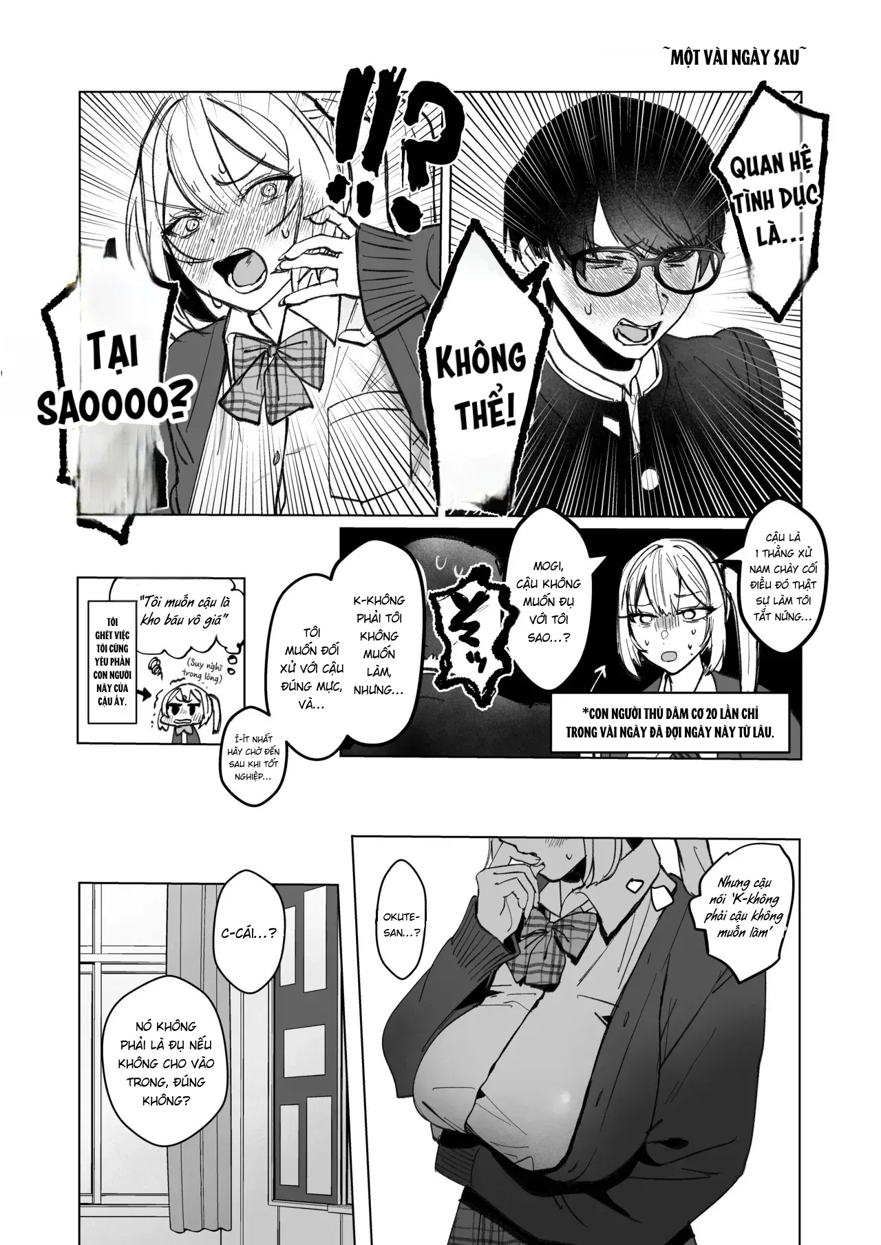 Đọc truyện hentai Ryou Kataomoi ga Minoranai Gyaru-san wa Iramura Chikunii ga Tomaranai! - Oneshot