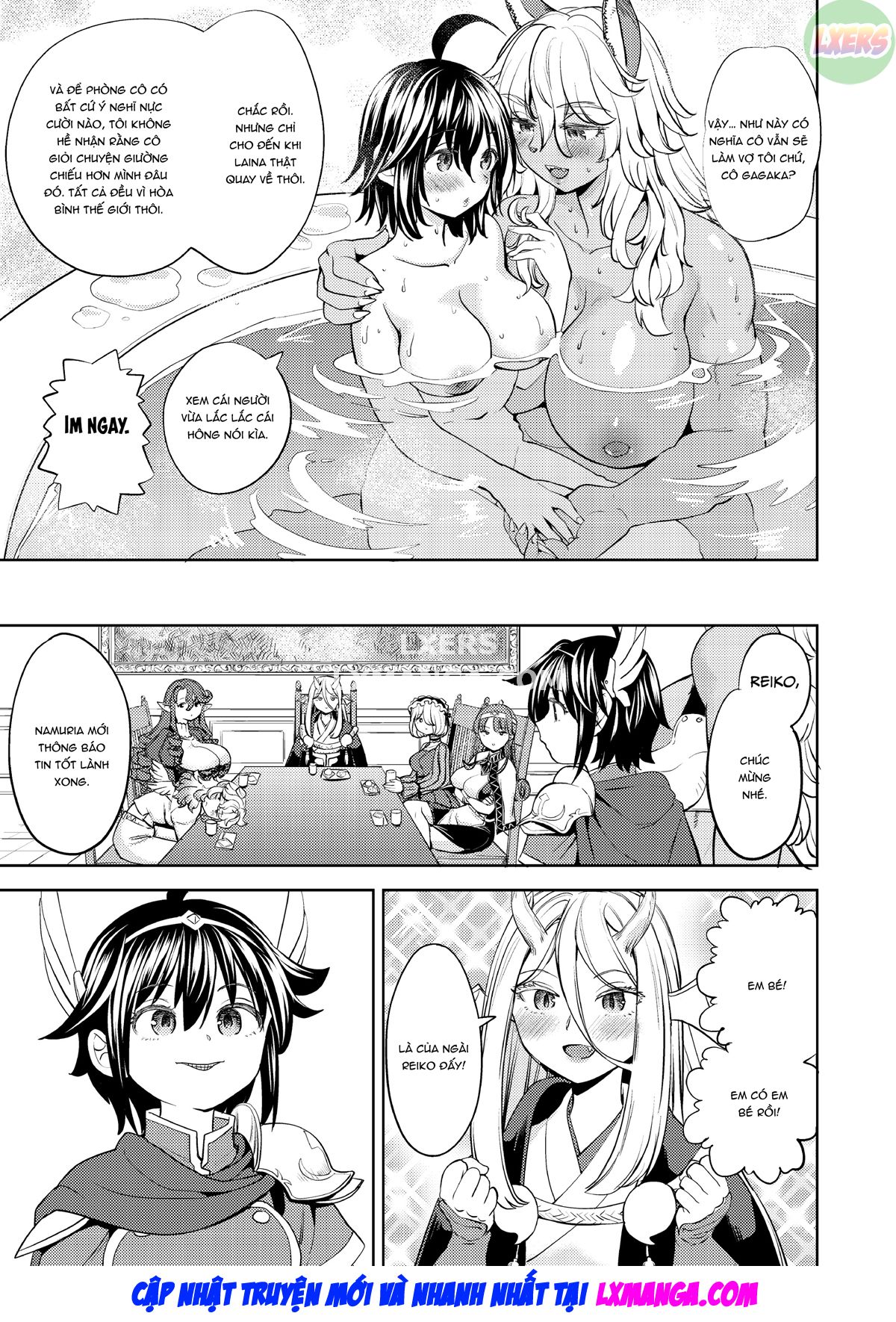 Đọc truyện hentai Tái sinh thành một nữ anh hùng có 5 người vợ quỷ - Chap 6