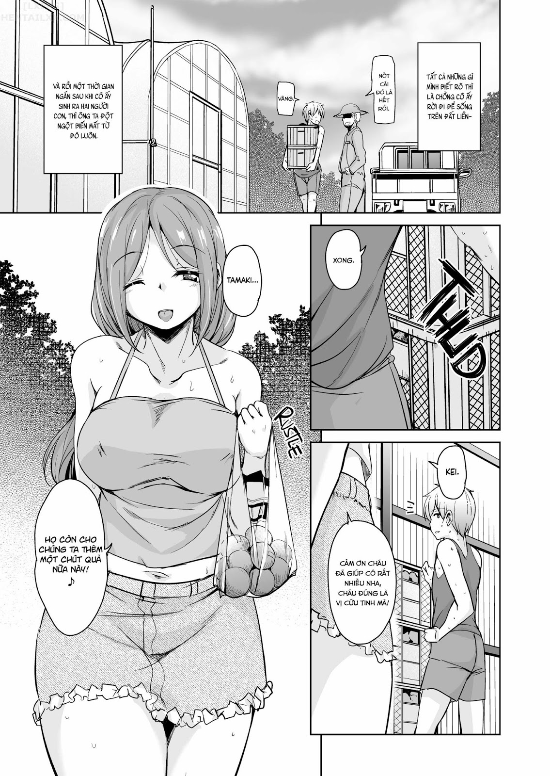 Đọc truyện hentai Tropical Island Maniacs: My Host Family is so Lewd! - Chap 4