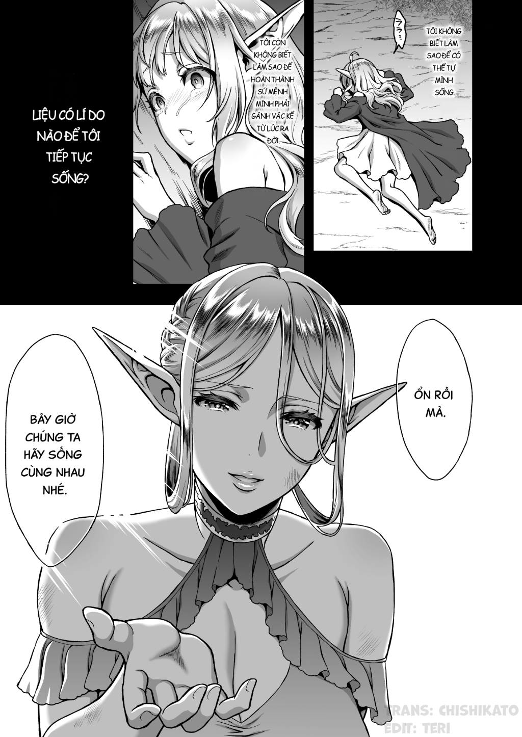 Đọc truyện hentai Tasogare No Shou Elf 4 - Oneshot