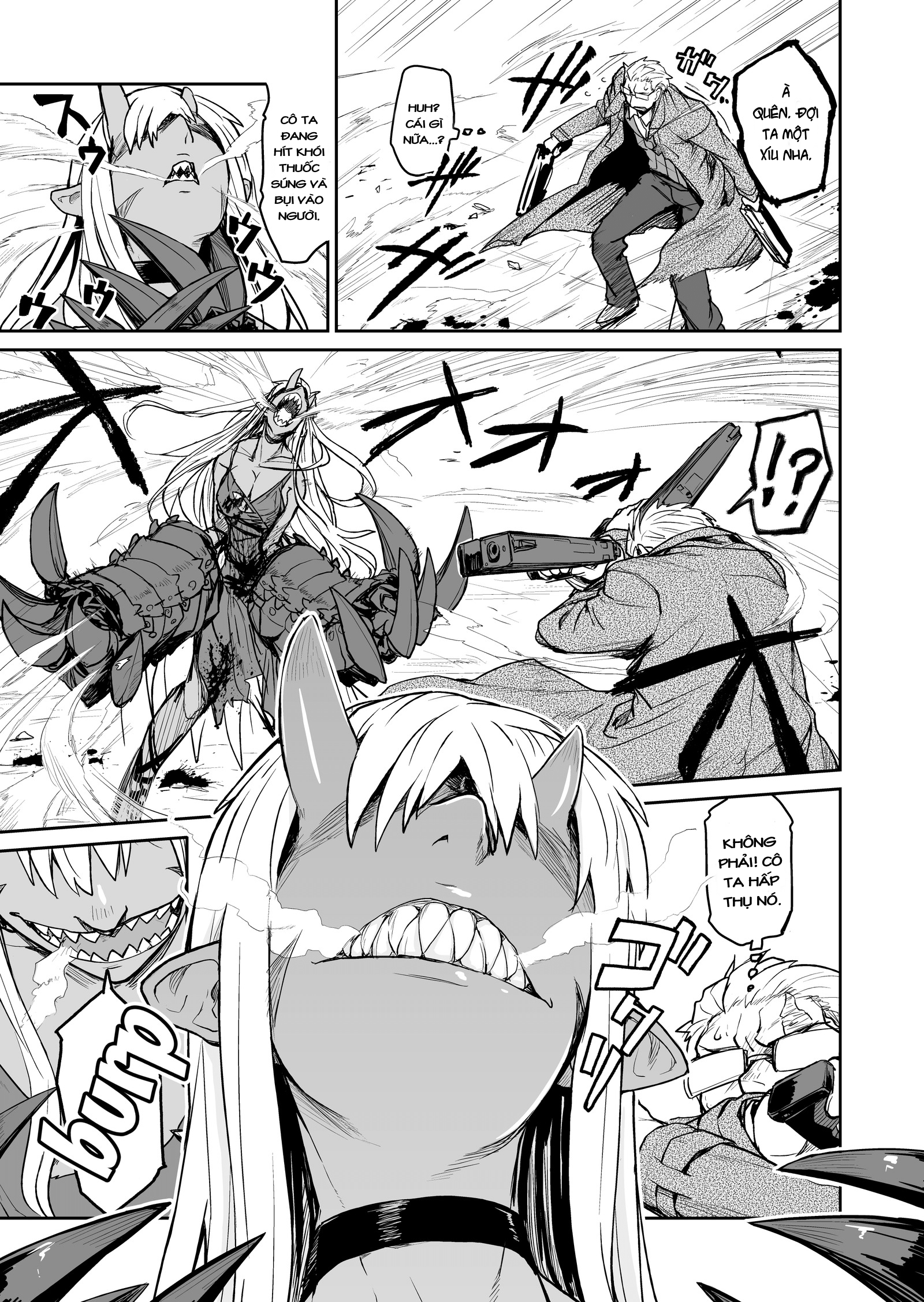 Đọc truyện hentai Ogre gun smoke - Oneshot