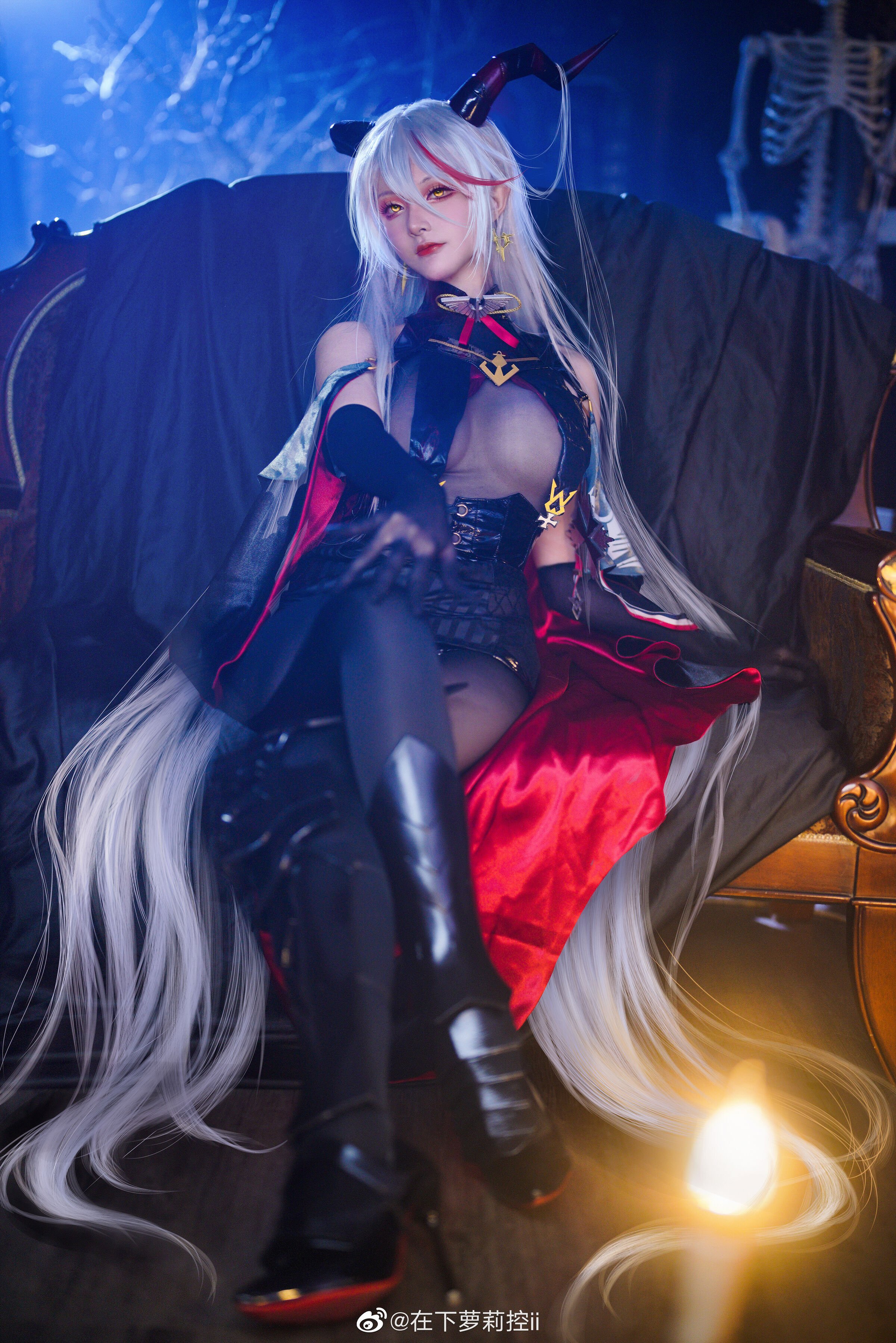 Đọc truyện hentai Tuyển tập Albums siêu phẩm Cosplay - Chap 498 - Egil + Prince Eugen + Louis IX + Atago (Azur Lane)