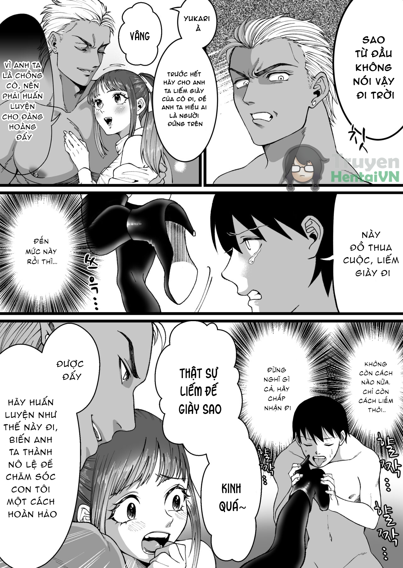 Đọc truyện hentai Boy tóc vàng cùng nữ sinh Hàn quốc - Oneshot