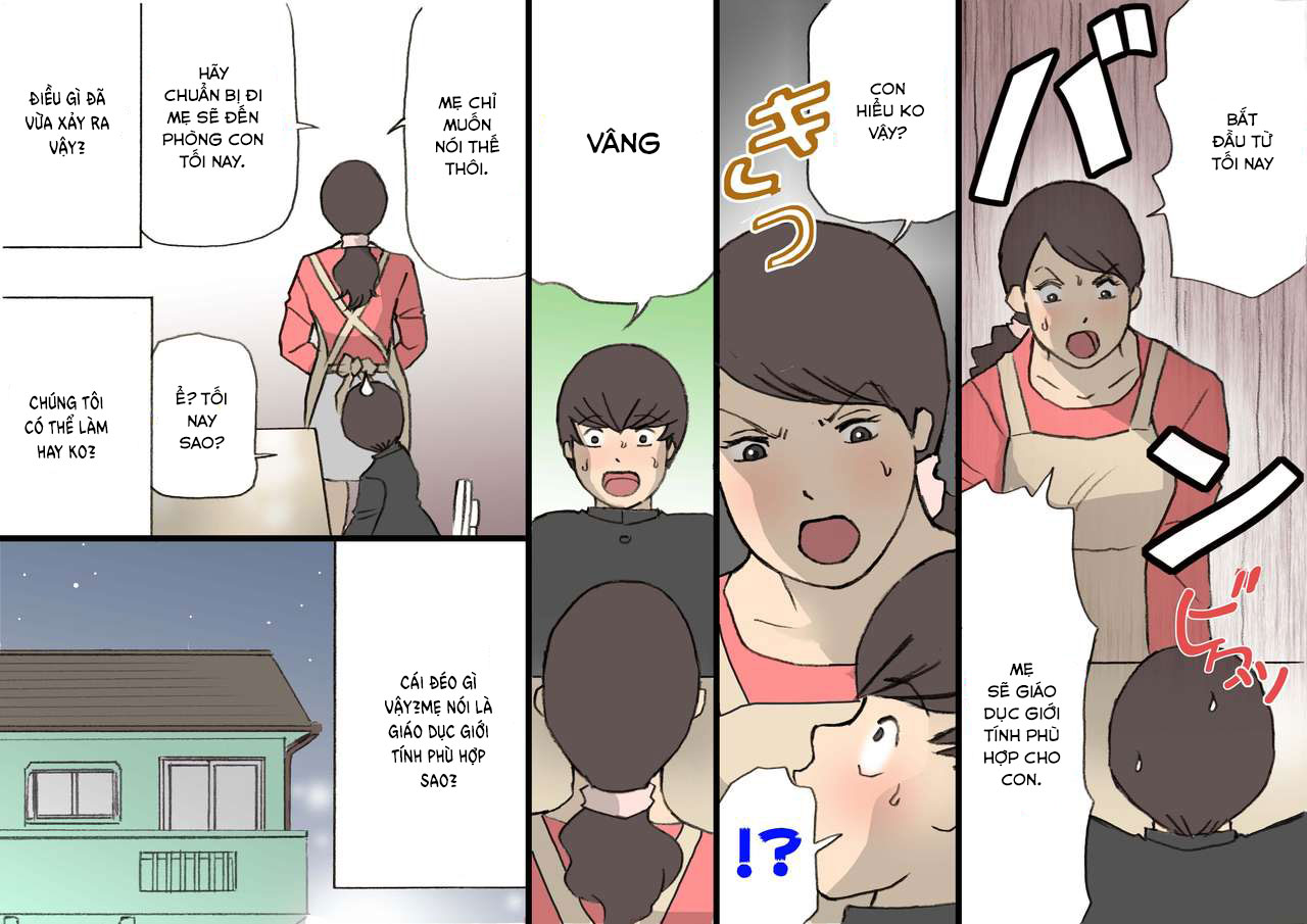 Đọc truyện hentai Okaa-san wa Homete Nobasu Kyouiku Houshin - Chap 2 + 3: End.