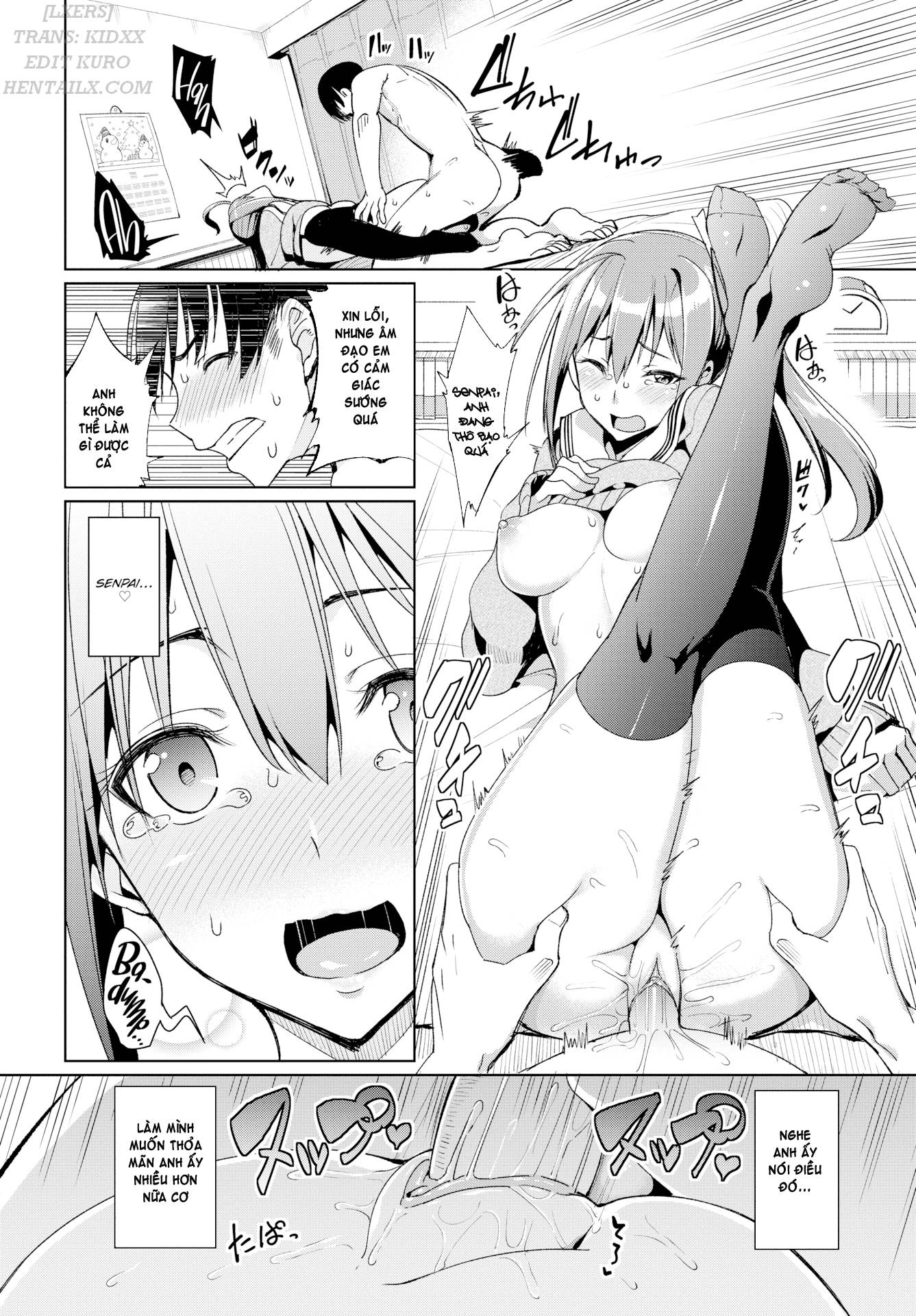 Đọc truyện hentai Hang in There, Senpai! - Oneshot