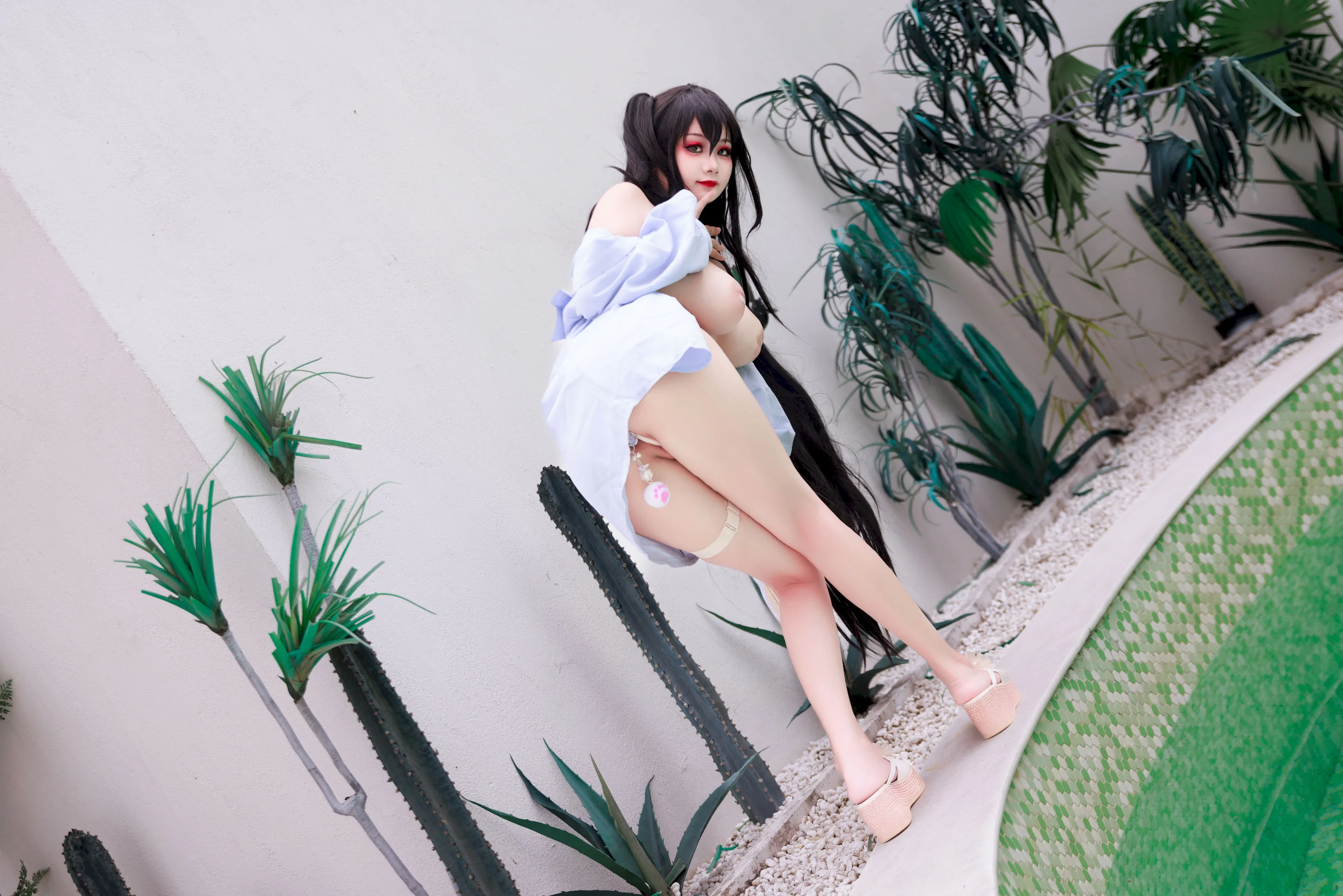 Đọc truyện hentai Tuyển tập Albums siêu phẩm Cosplay - Chap 1441 - Axue_yuki - Azur Lane Taihou Swimsuit