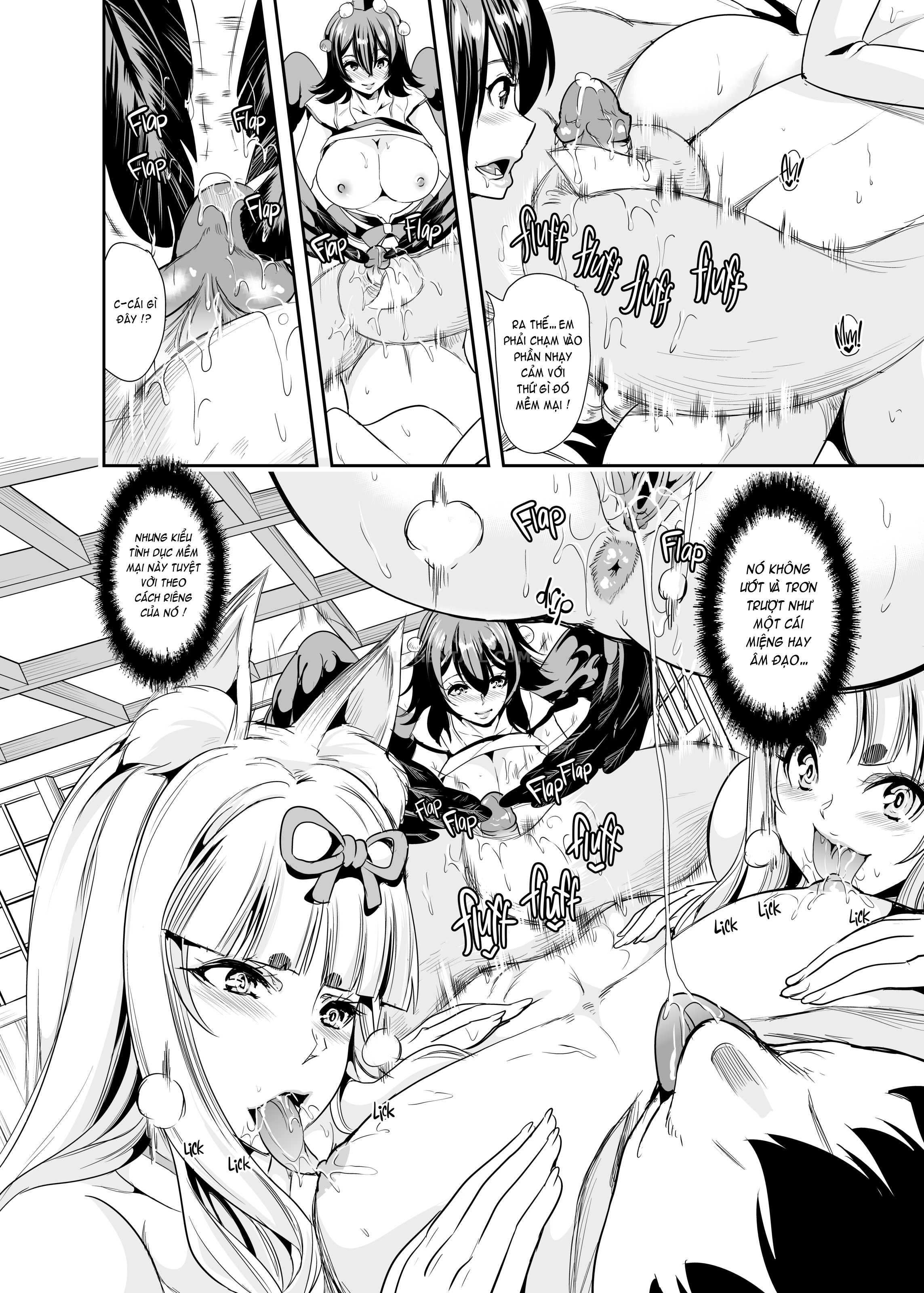 Đọc truyện hentai My Harem in Another World Collection - Chap 5 - Cumming with the Kami! Fluffy ❤️ Fucking
