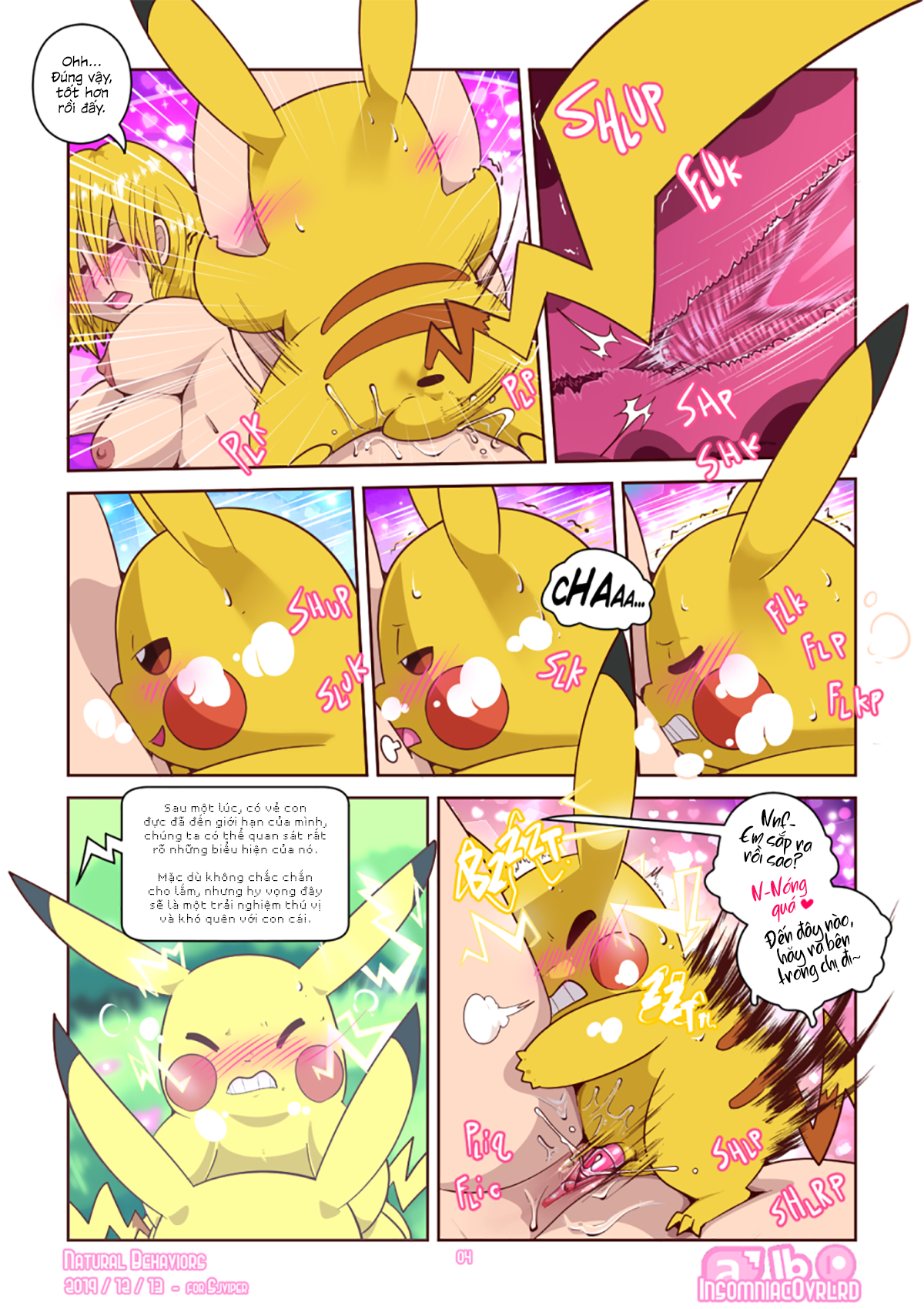 Đọc truyện hentai Pé Pikachu may mắn - Oneshot