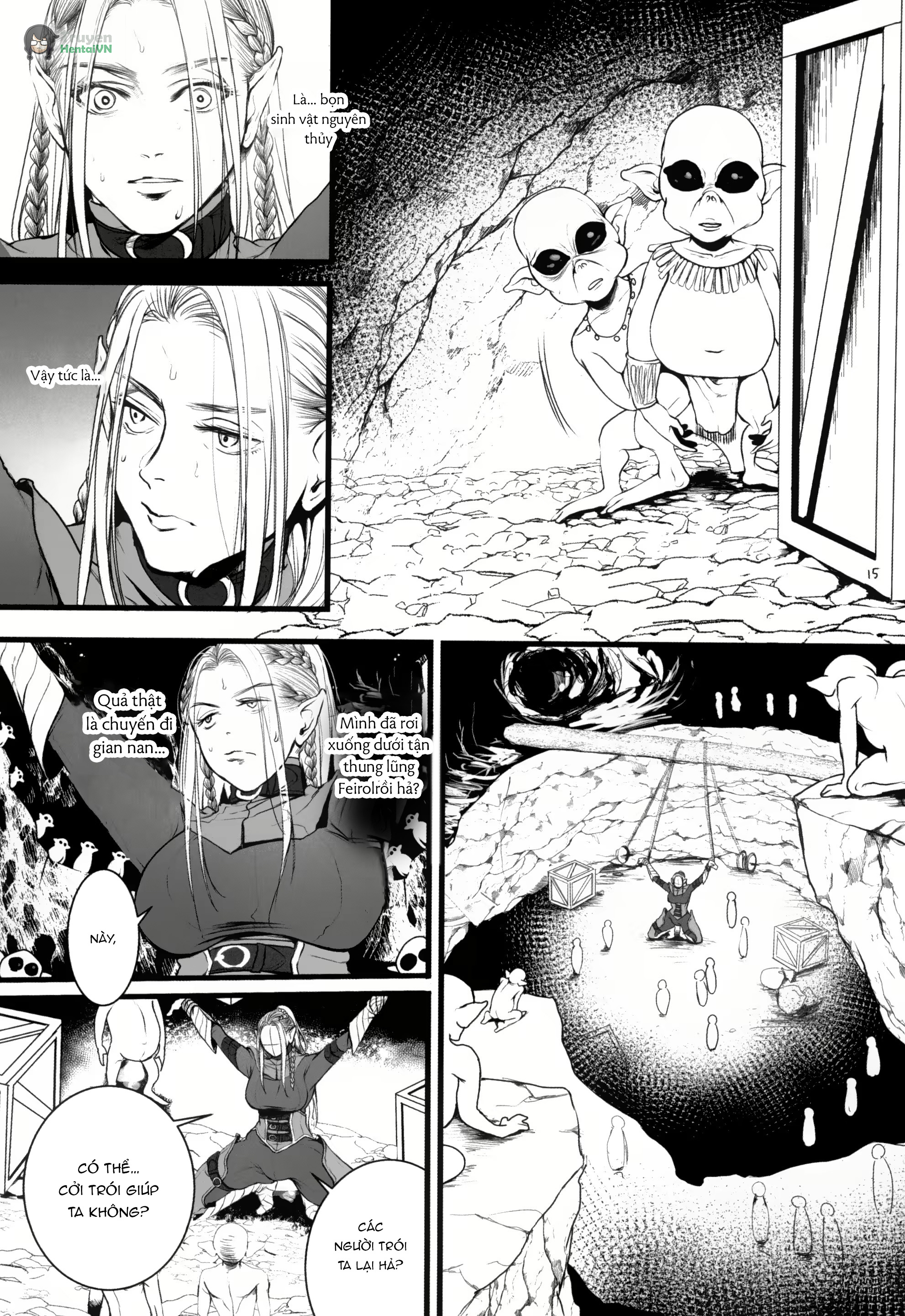 Đọc truyện hentai Chika Teikoku no Ryoshuu - Oneshot