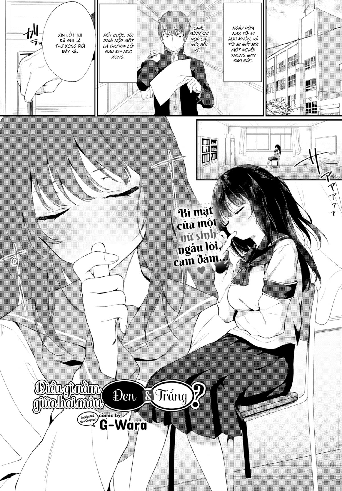 Đọc truyện hentai Điều Gì Nằm Giữa Hai Màu Đen & Trắng? - Oneshot