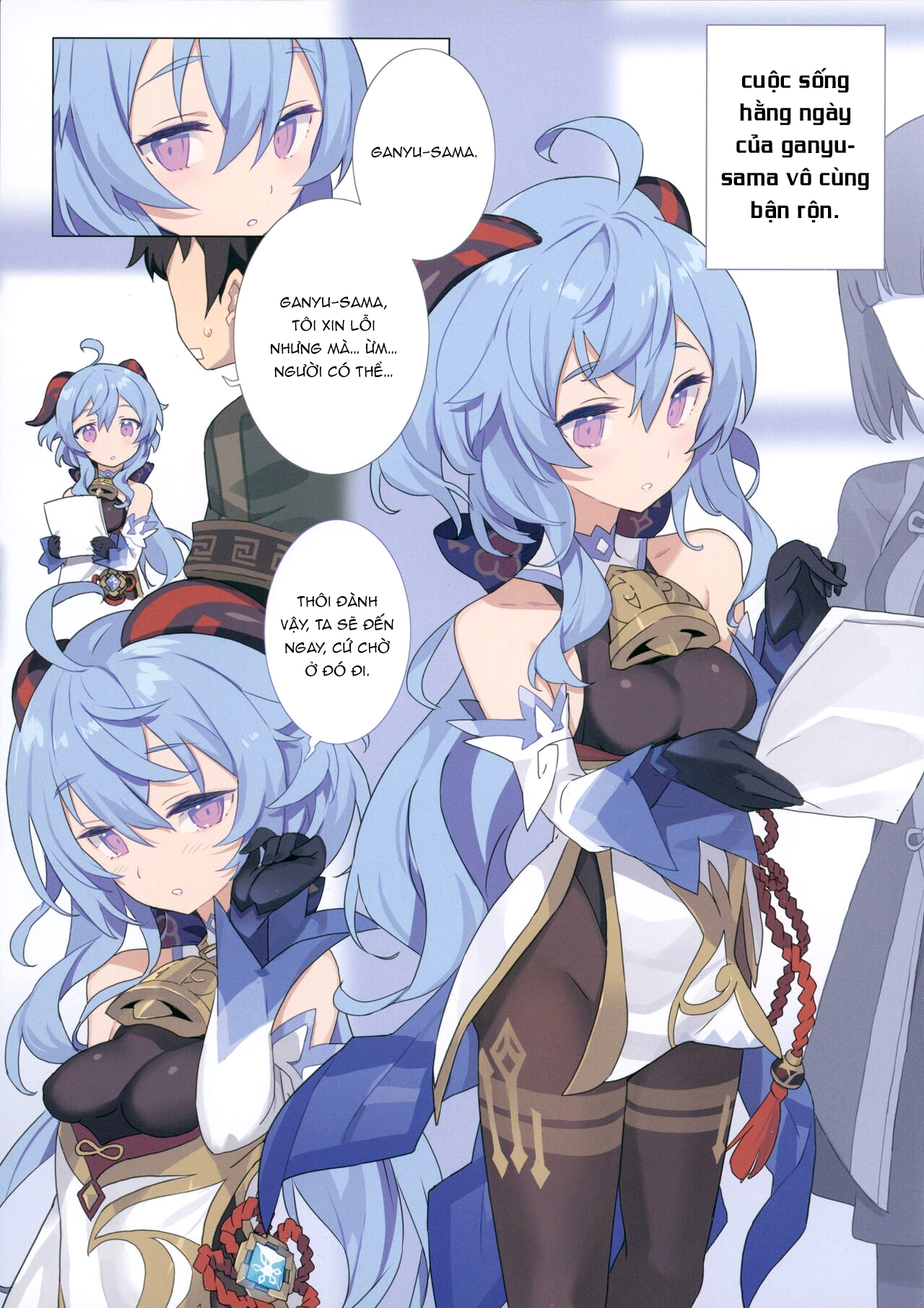 Đọc truyện hentai Ganyu-sama Người tiếp tục công việc - Oneshot