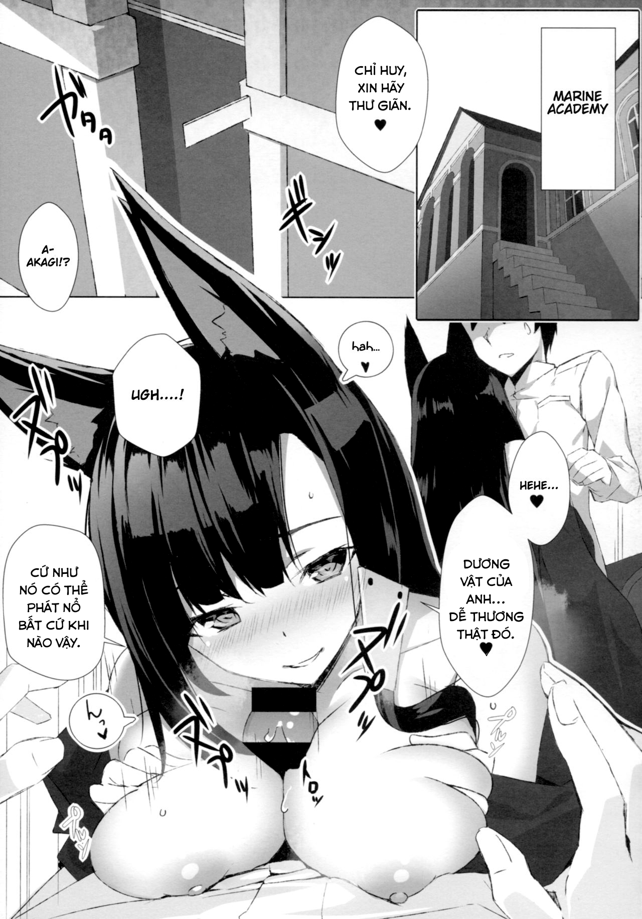 Đọc truyện hentai The Sakura Empire's Crimson and White Affair (Azur Lane) - Oneshot