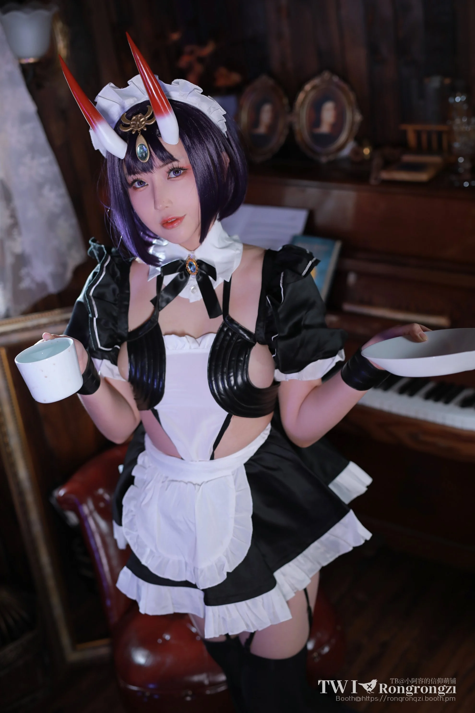Đọc truyện hentai Tuyển tập Albums siêu phẩm Cosplay - Chap 897 - [Xiao Rongzi Gugugu] Shuten Doushi Maid (Fate Grand Order)