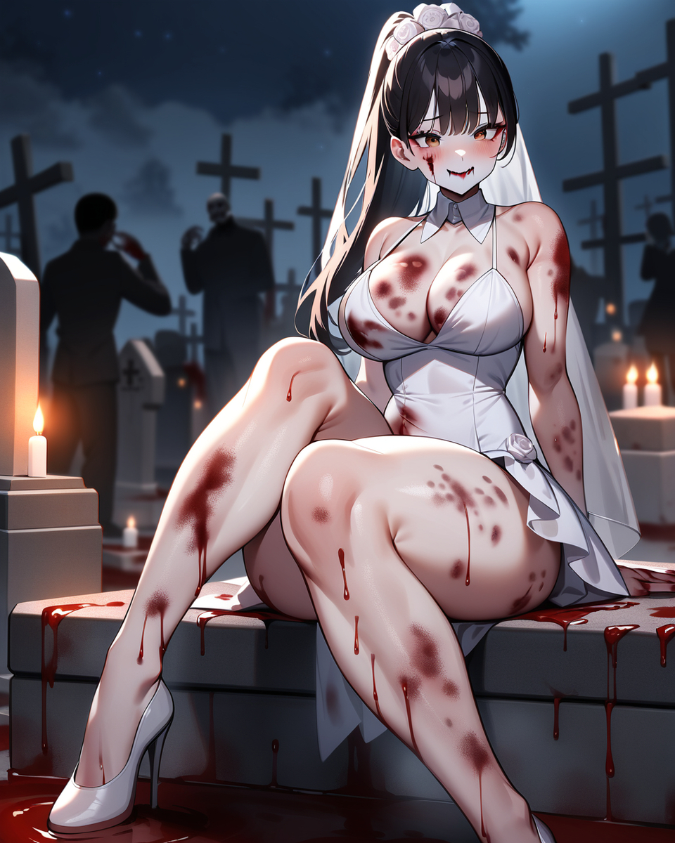 Đọc truyện hentai Tuyển tập Albums Art hentai - Chap 354 - Yamada Anna - Zombie Bride 08