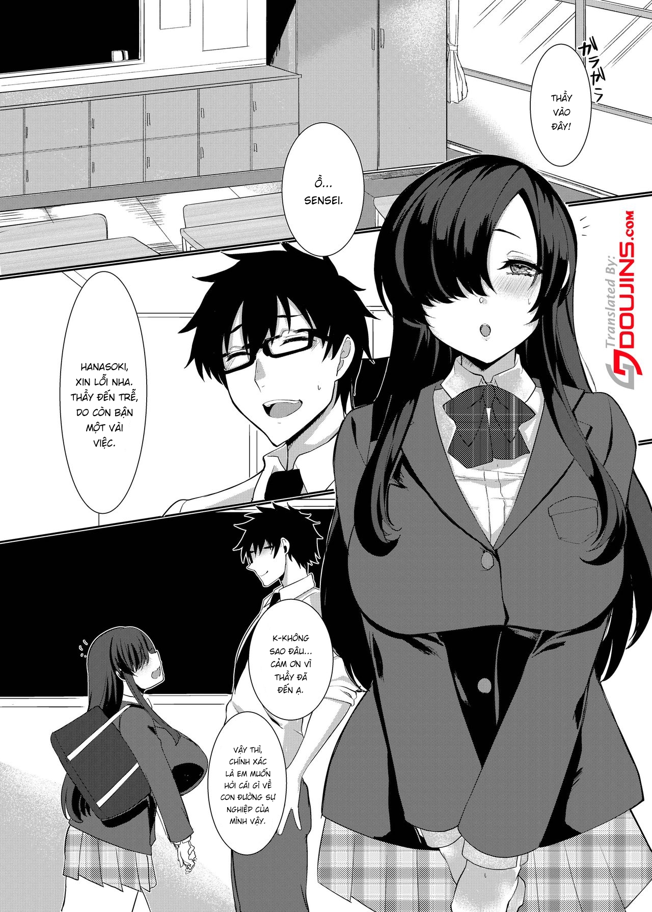 Đọc truyện hentai Jimikei JK no [Saimin] Shinro Soudan - Oneshot