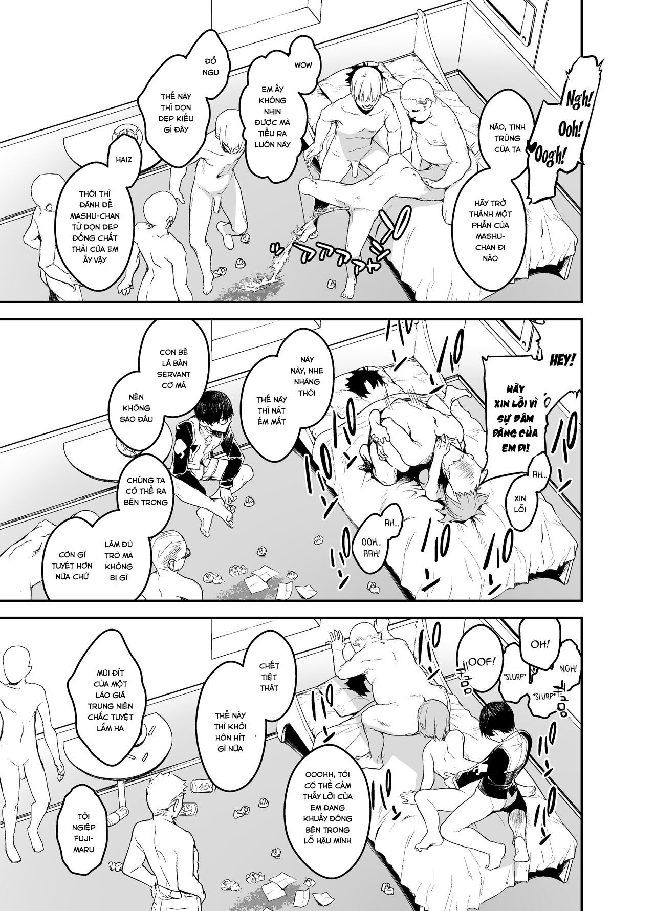 Đọc truyện hentai While Senpai Is Asleep During Maintenance - Oneshot