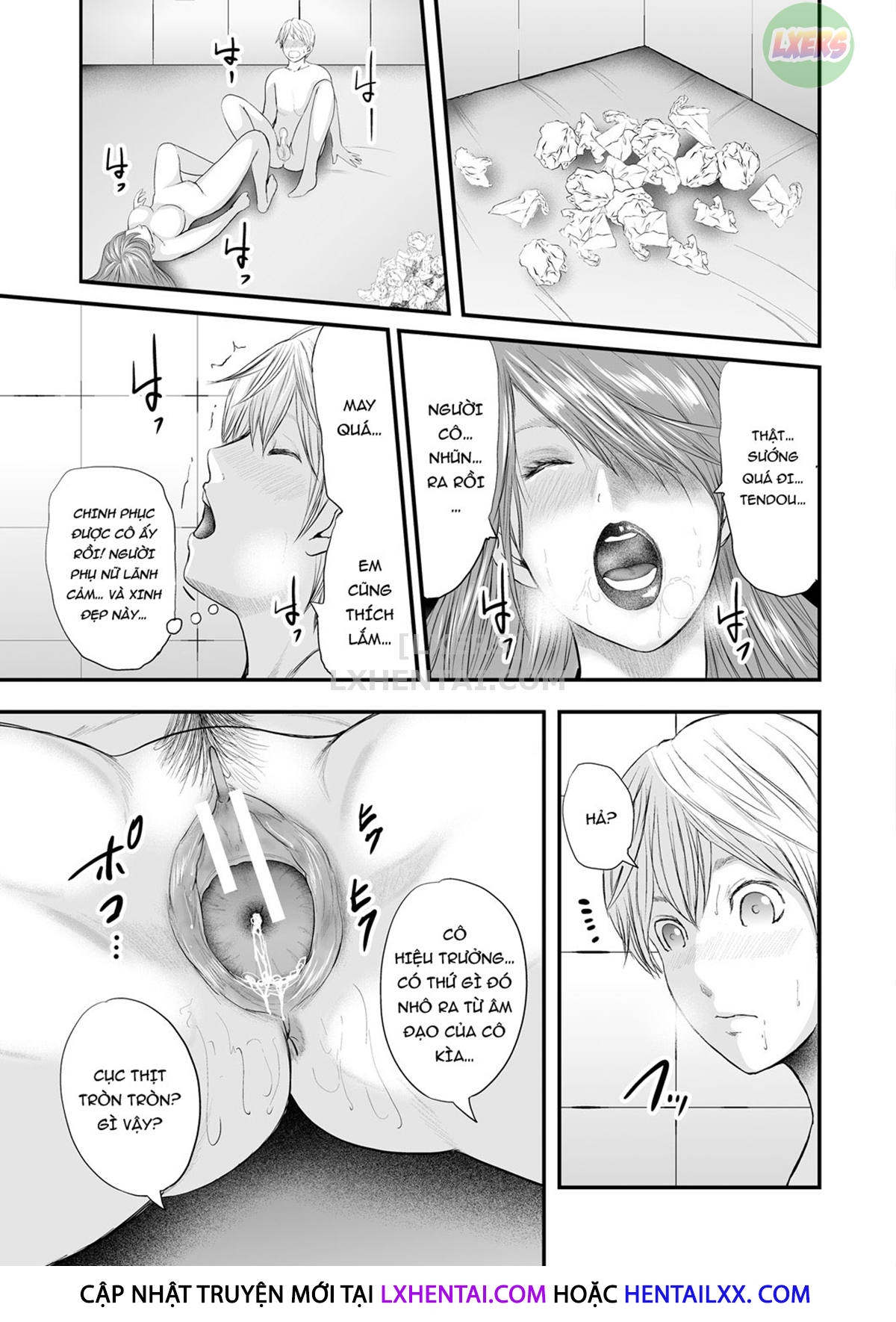 Đọc truyện hentai Jokyoshi Go-nin to Boku 1-ri - Chap 6 - Người phụ nữ trung niên vô cùng quyến rũ | END