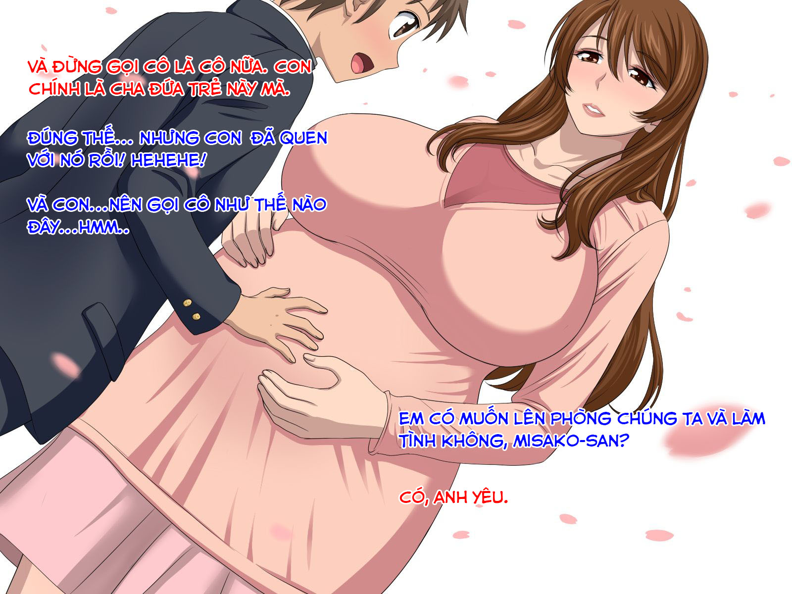 Đọc truyện hentai Oba-san to Oikko no Love Love Haramase Natsuyasumi - Chap 11