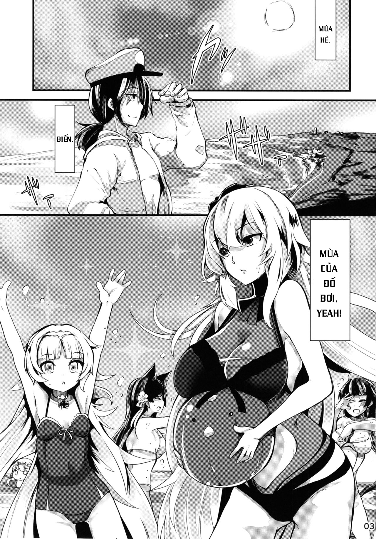 Đọc truyện hentai Natsu no Nikupuni (Azur Lane) - Oneshot