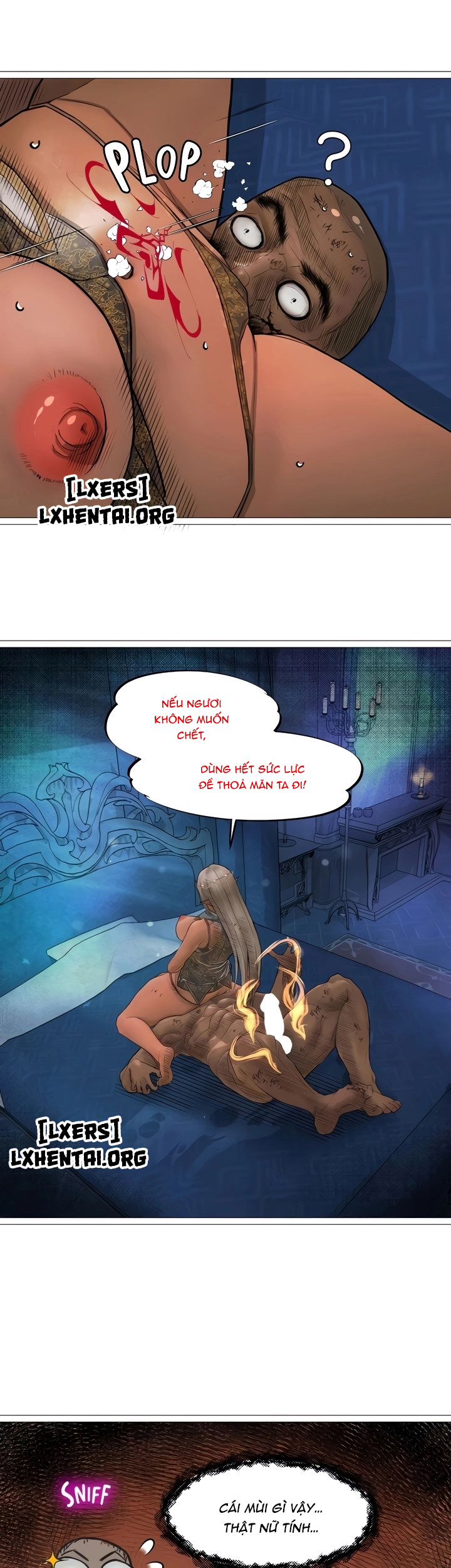 Đọc truyện hentai Nữ Hoàng Dark Elf Và Nô Lệ Orc - Chap 24