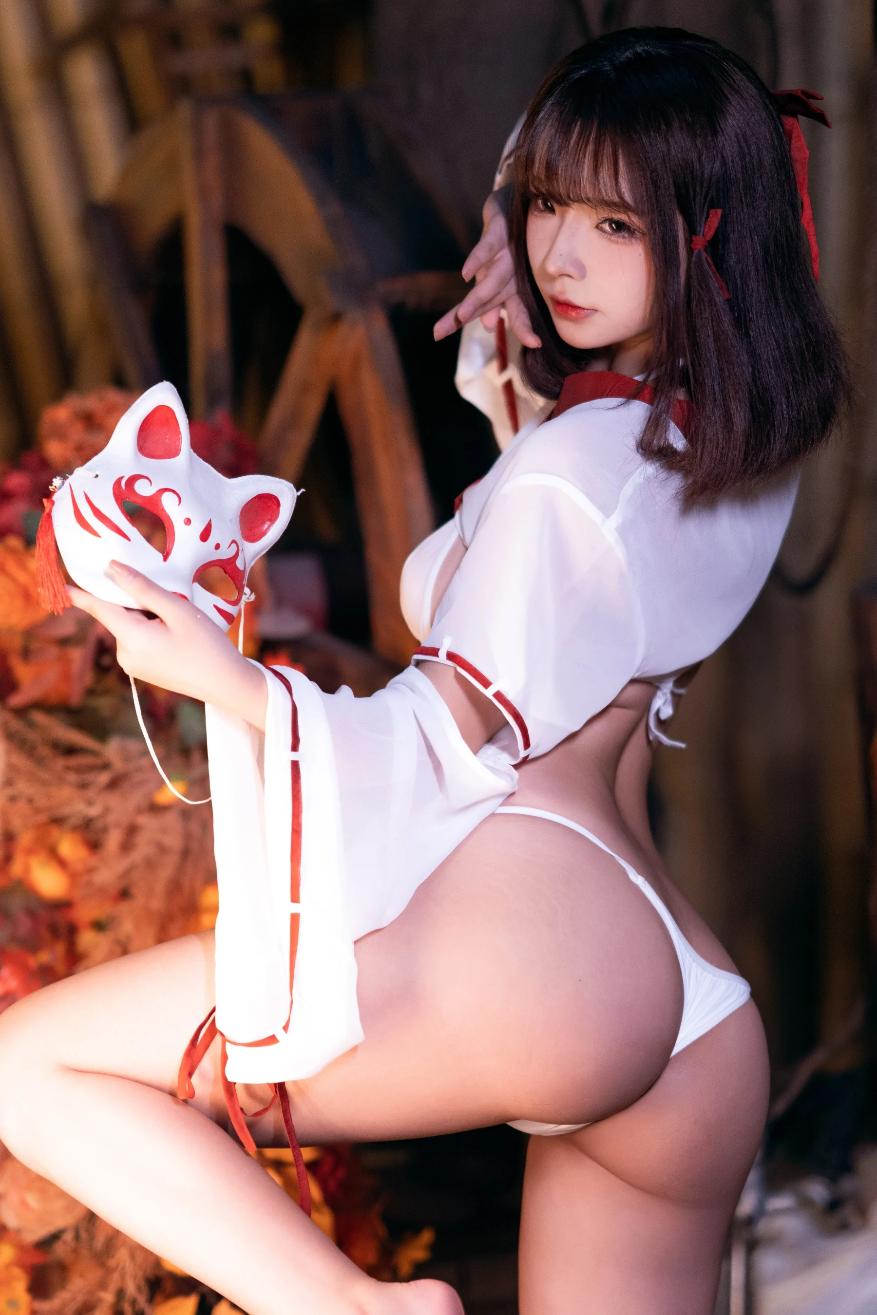 Đọc truyện hentai Tuyển tập Albums siêu phẩm Cosplay - Chap 147 - yuuhui Tamaki - Vu nữ đền thờ