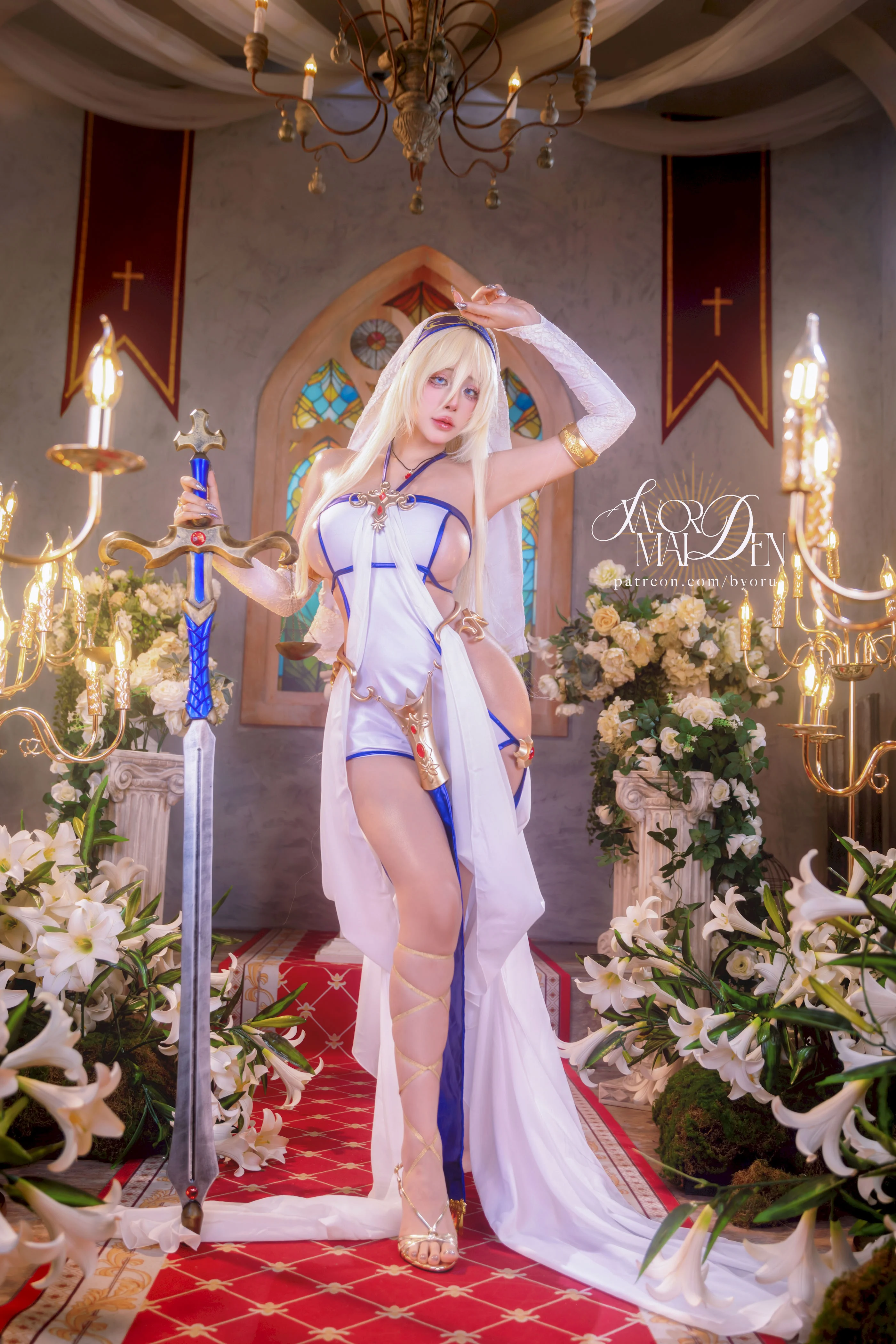 Đọc truyện hentai Tuyển tập Albums siêu phẩm Cosplay - Chap 1311 - Byoru - Sword Maiden