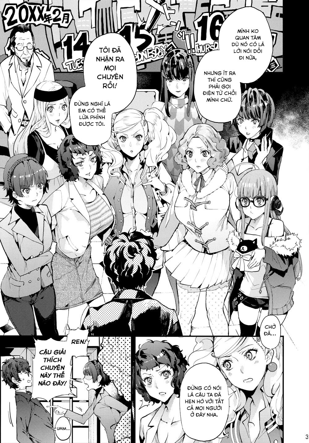 Đọc truyện hentai Hattoubun no persona (Persona 5) - Oneshot