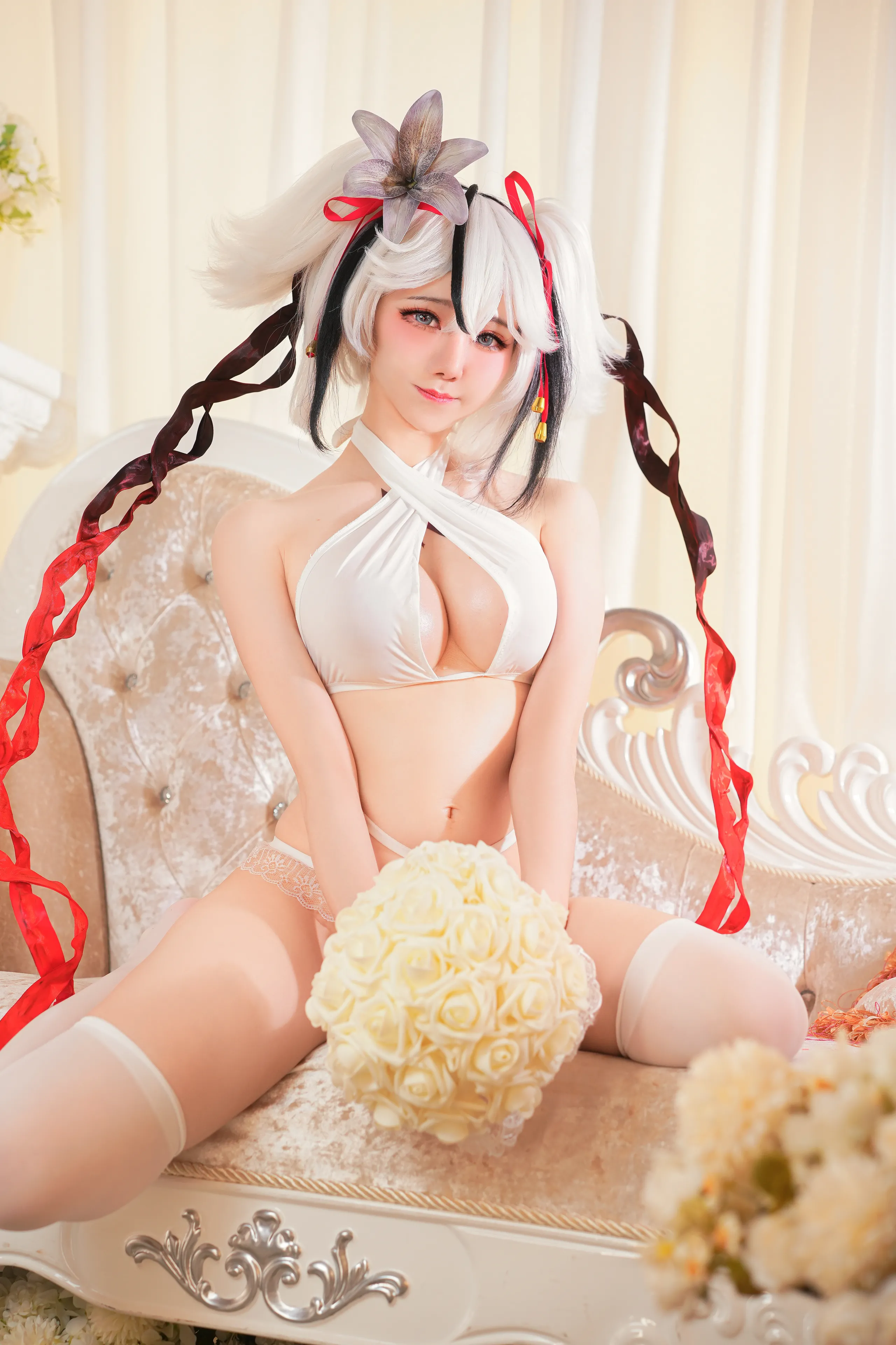 Đọc truyện hentai Tuyển tập Albums siêu phẩm Cosplay - Chap 1099 - Sally Dorasnow - Camellya Bridal Lingerie