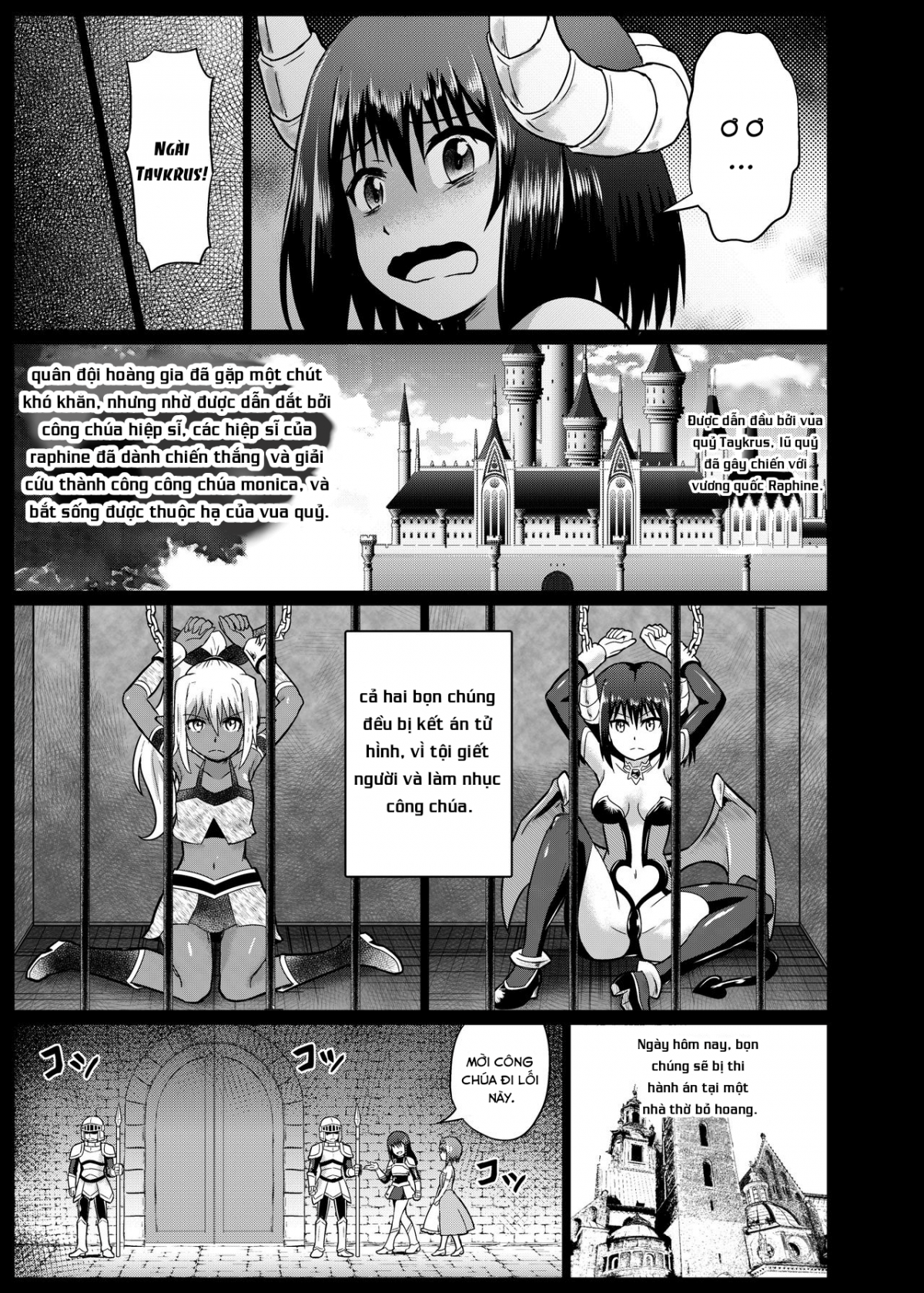 Đọc truyện hentai Mamono Musume Oshioki Kusuguri Jigoku - Oneshot