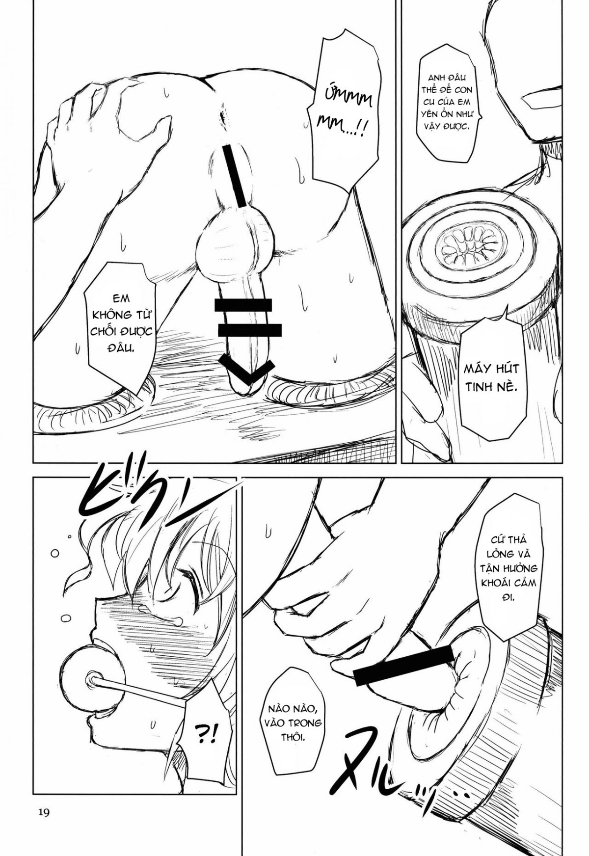 Đọc truyện hentai Innyuu Futanari Bourei Shoujo Zoku - Oneshot