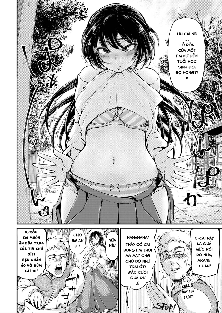 Đọc truyện hentai Em Nữ Đền Xinh Xắn và Ông Chú Già May Mắn! - Oneshot