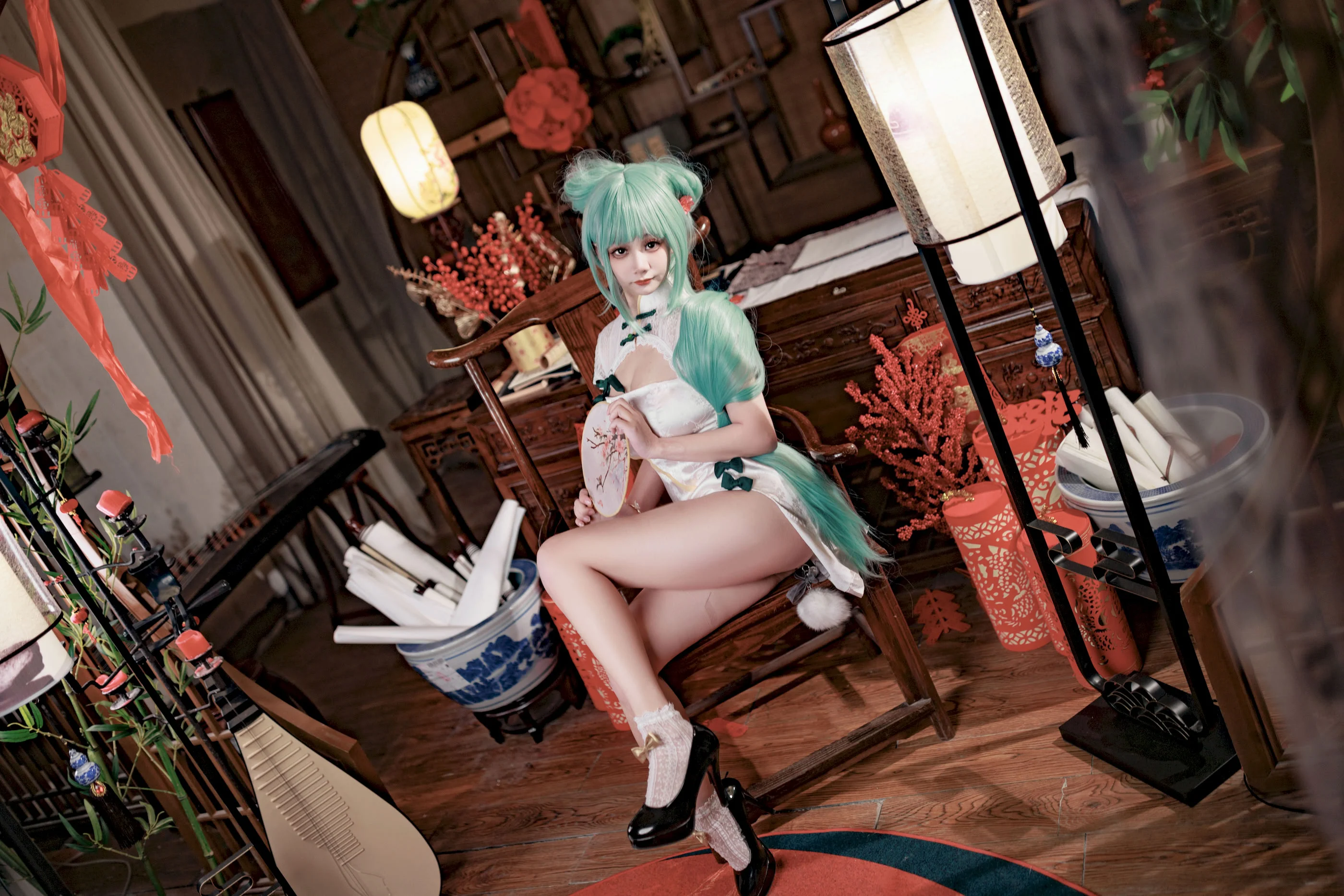 Đọc truyện hentai Tuyển tập Albums siêu phẩm Cosplay - Chap 1440 - A Xuexue_yuki - VOCALOID Hatsune Miku - Shaohua