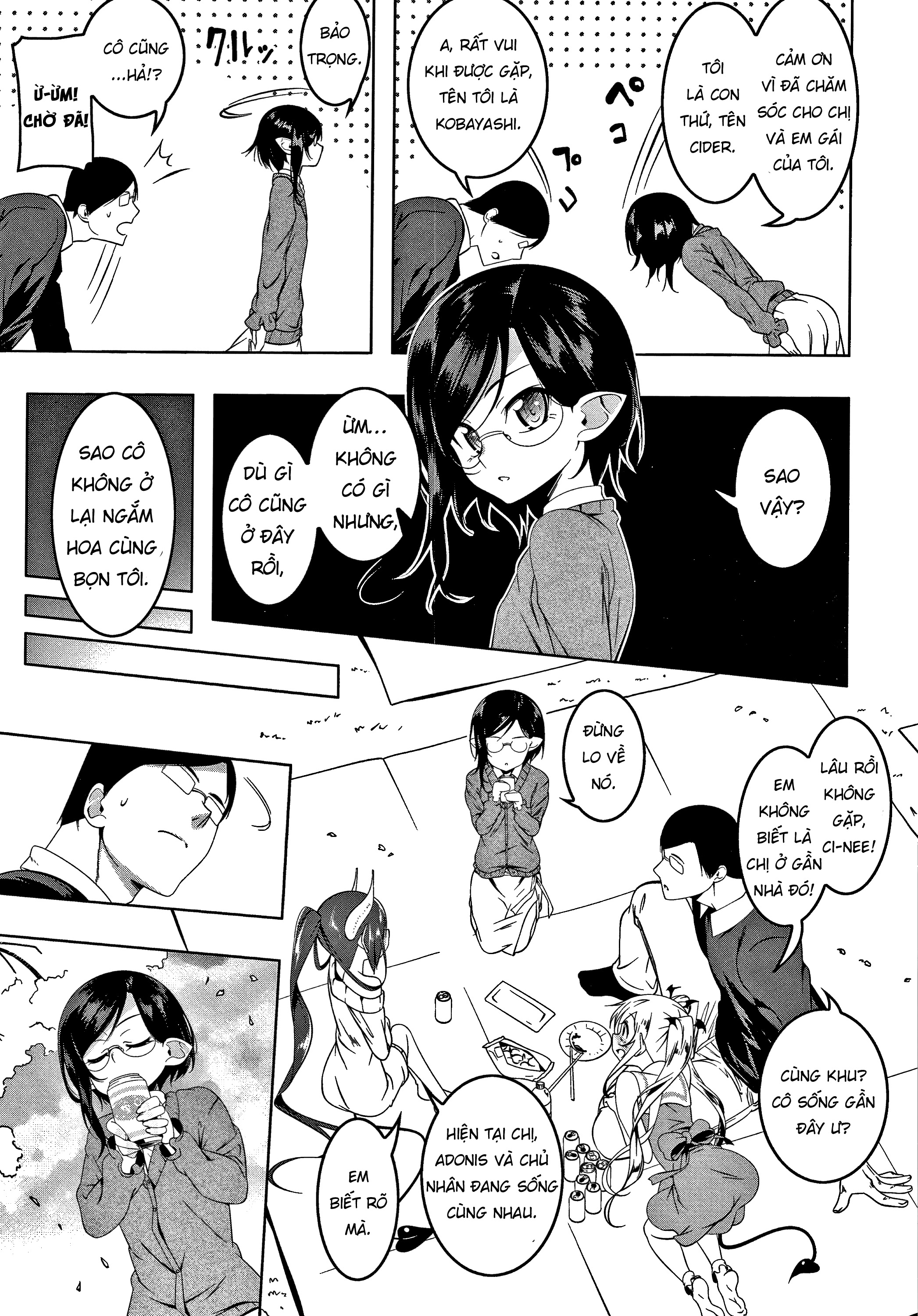 Đọc truyện hentai nhà có 5 nàng succubus - Chap 3