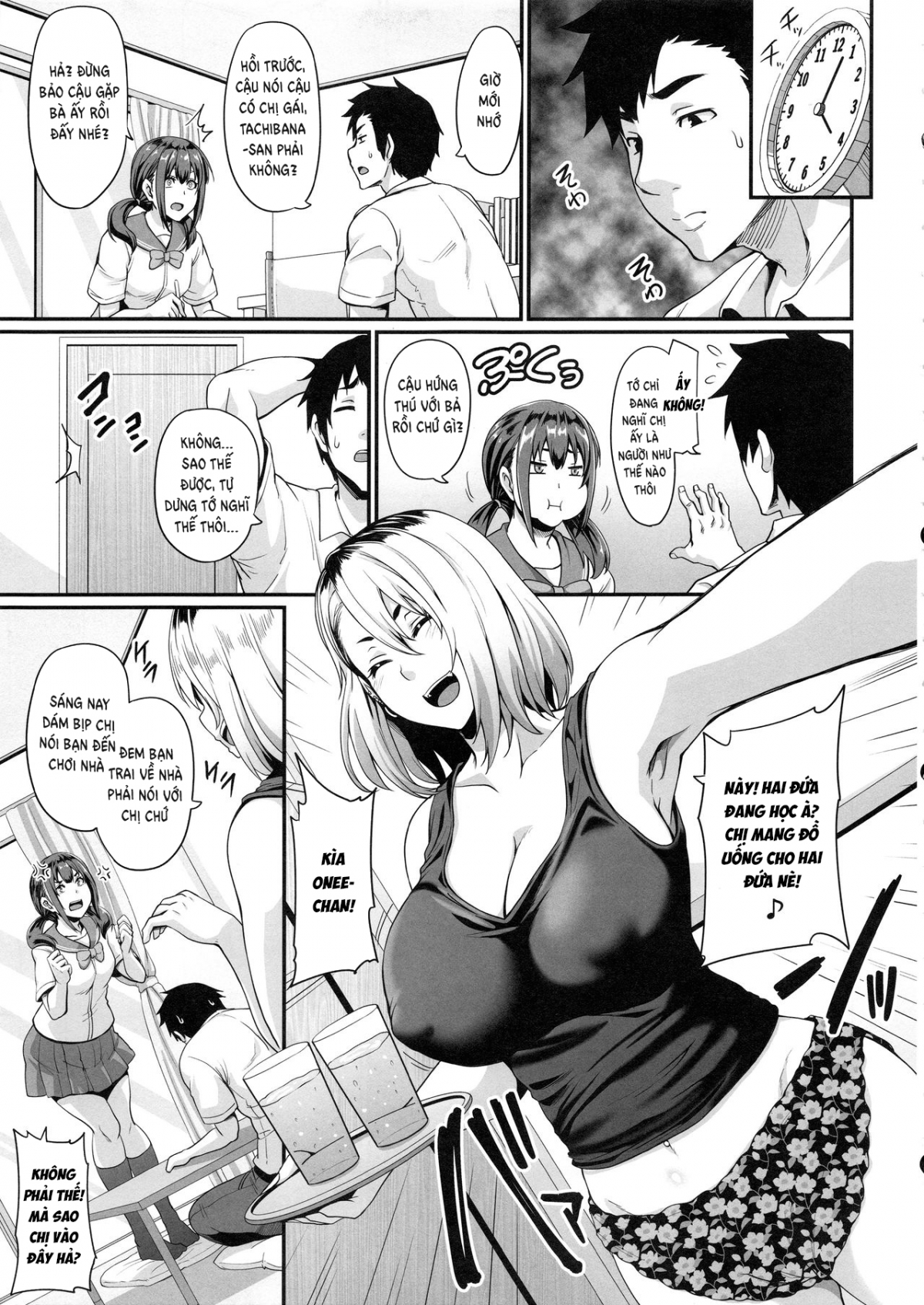 Đọc truyện hentai Her Sister's a Gyaru, a Bitch, and a Slut - Oneshot