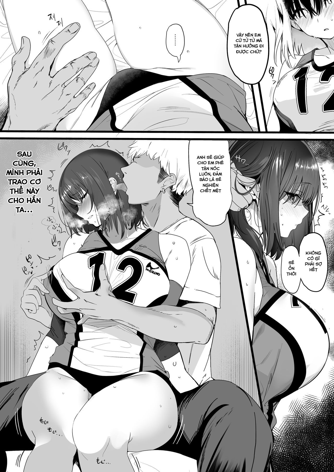 Đọc truyện hentai Koushinchou Volley-bu no Seisokei Kanojo ga Senpai no Mono ni Natte Shimau Ichibushijuu - Chap 1