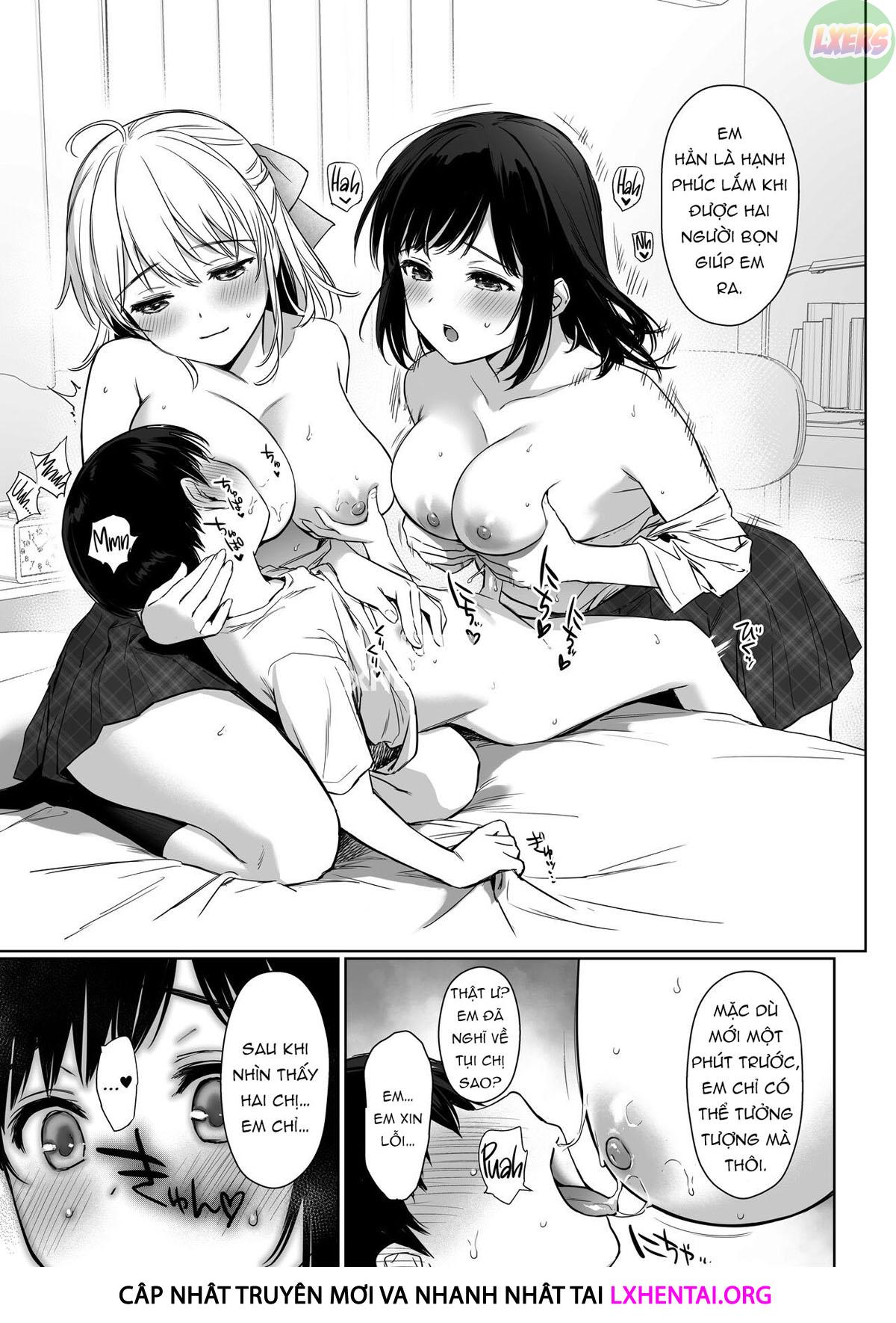 Đọc truyện hentai Naisho No Hajimete ~Suunenburi Ni Atta Shinseki No Bijin JK Shimai Ni Ecchi No Tehodoki Sarechaimasu~ - Oneshot