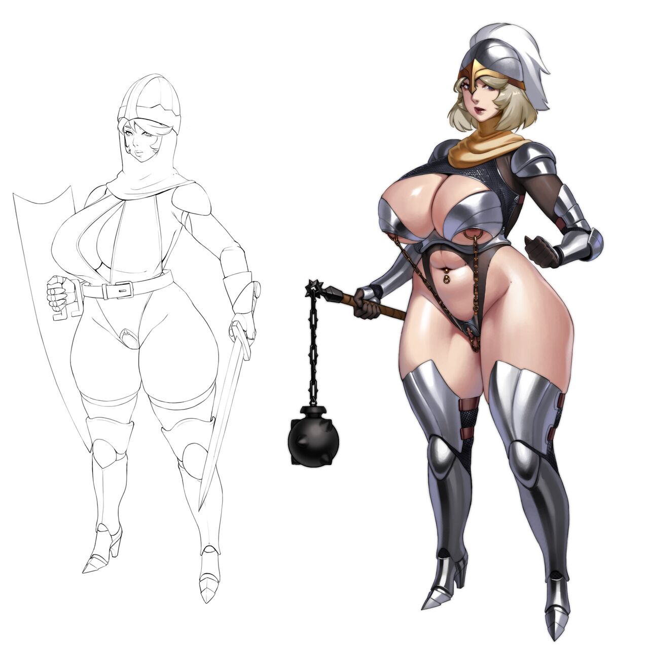 Đọc truyện hentai Ma Sơ VS Quỷ Dữ - Chap 3: Gif cực nứng.