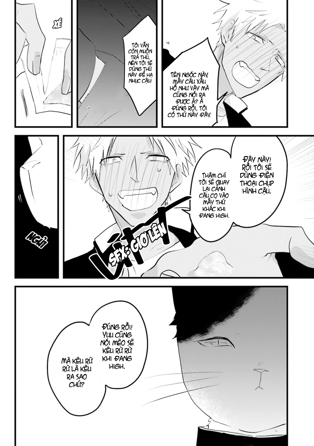 Đọc truyện hentai Trai và Mèo - Chap 2