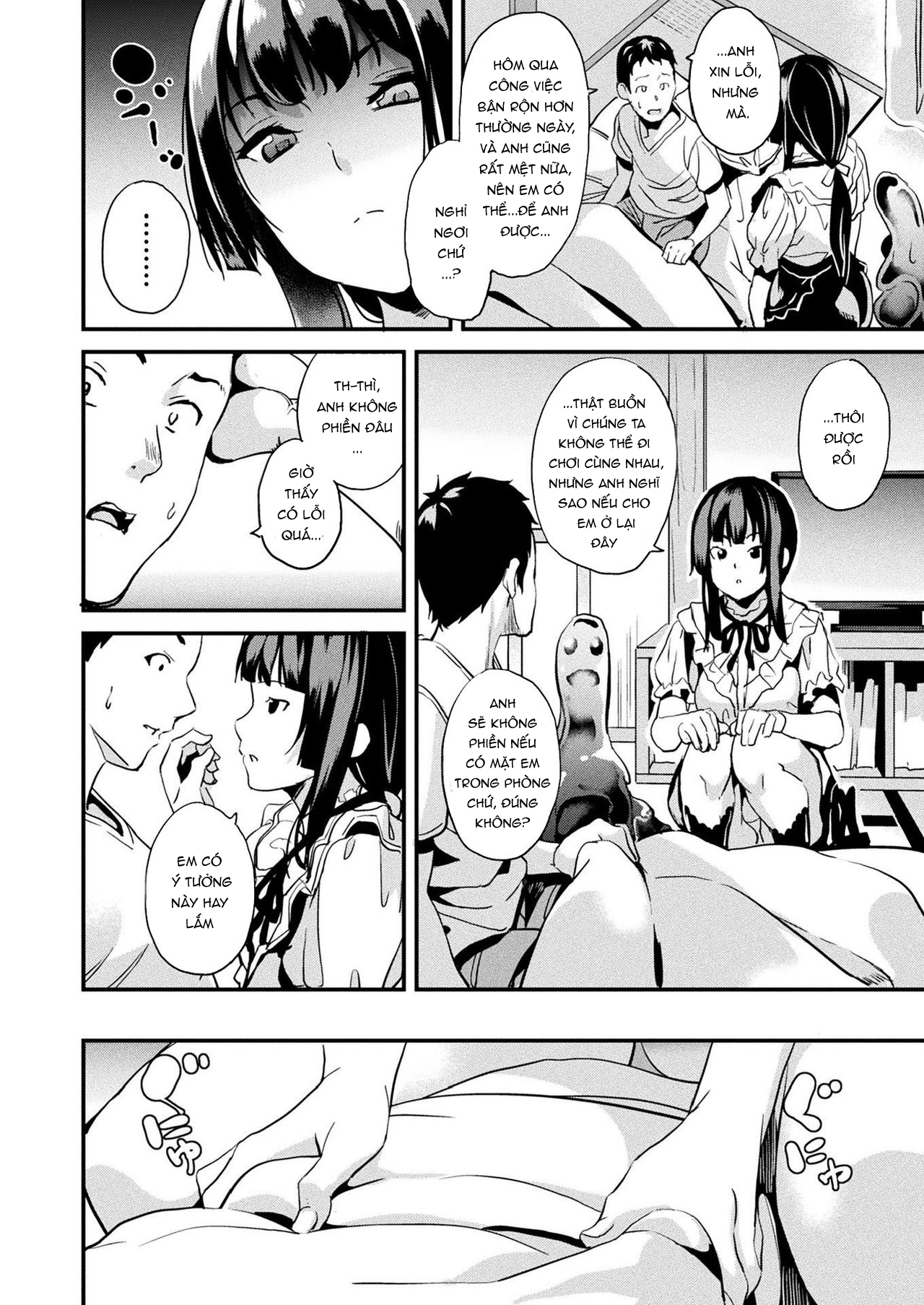 Đọc truyện hentai Sống cùng bé Slime. - Chap 10 - bonus: End.