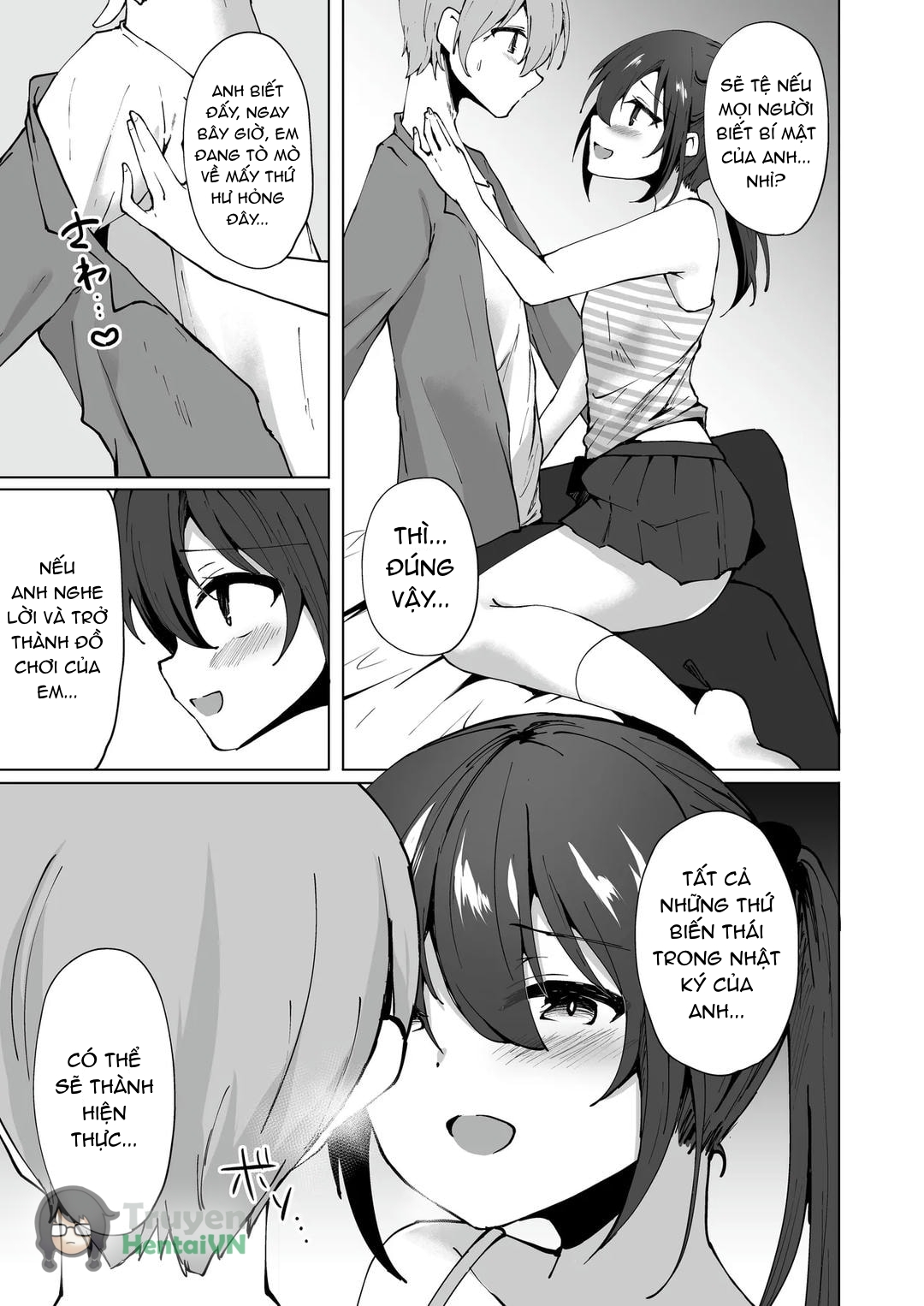 Đọc truyện hentai Namaiki J Imouto ga Onii-chan no Yumenikki o Kanaechau! Onii-chan, Kouiu no ga Suki nan desho? - Oneshot