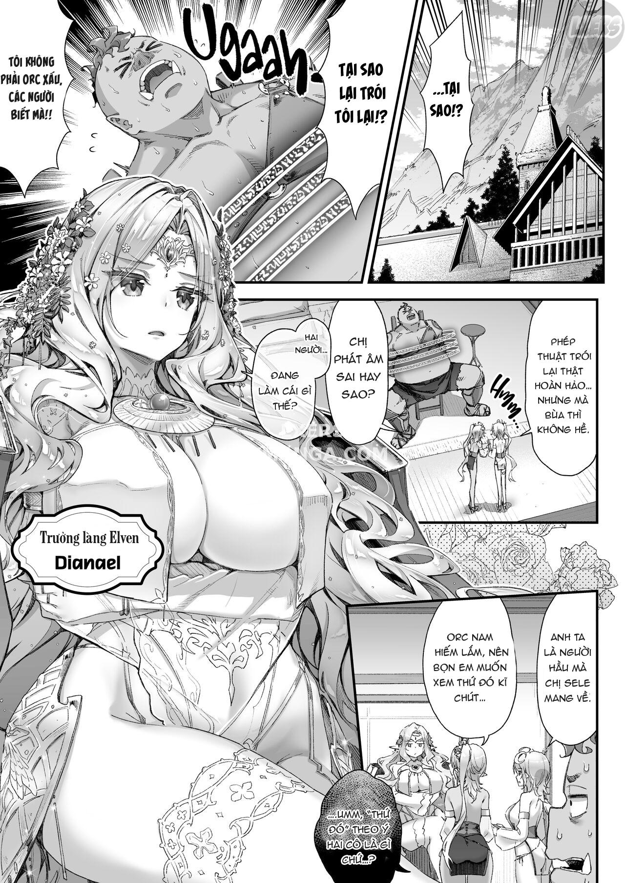 Đọc truyện hentai Midara na Elf-san wa Orc-kun ga Osuki - Chap 2 - [END]