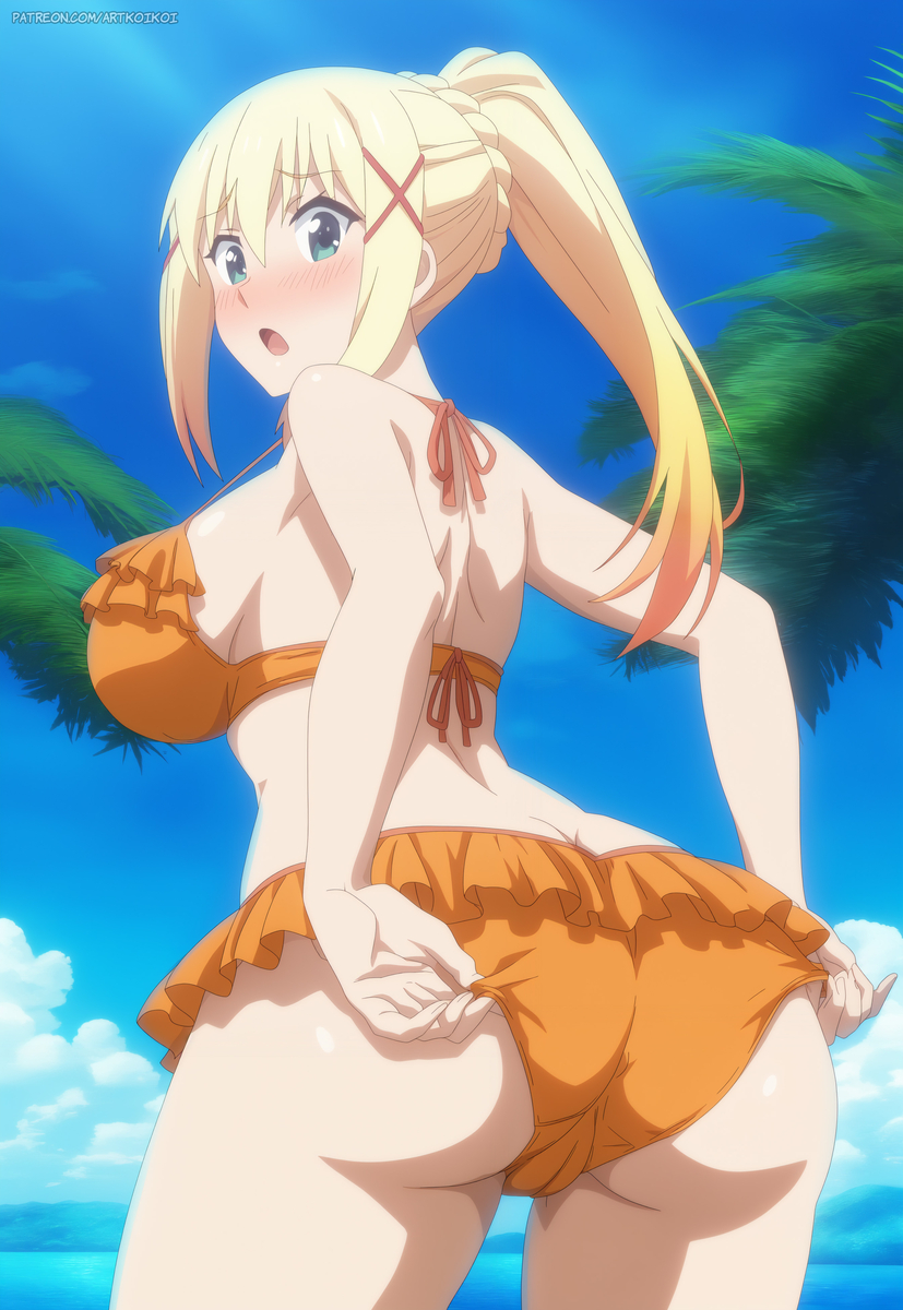 Đọc truyện hentai Tuyển tập Albums Art hentai - Chap 219 - Darkness | KonoSuba