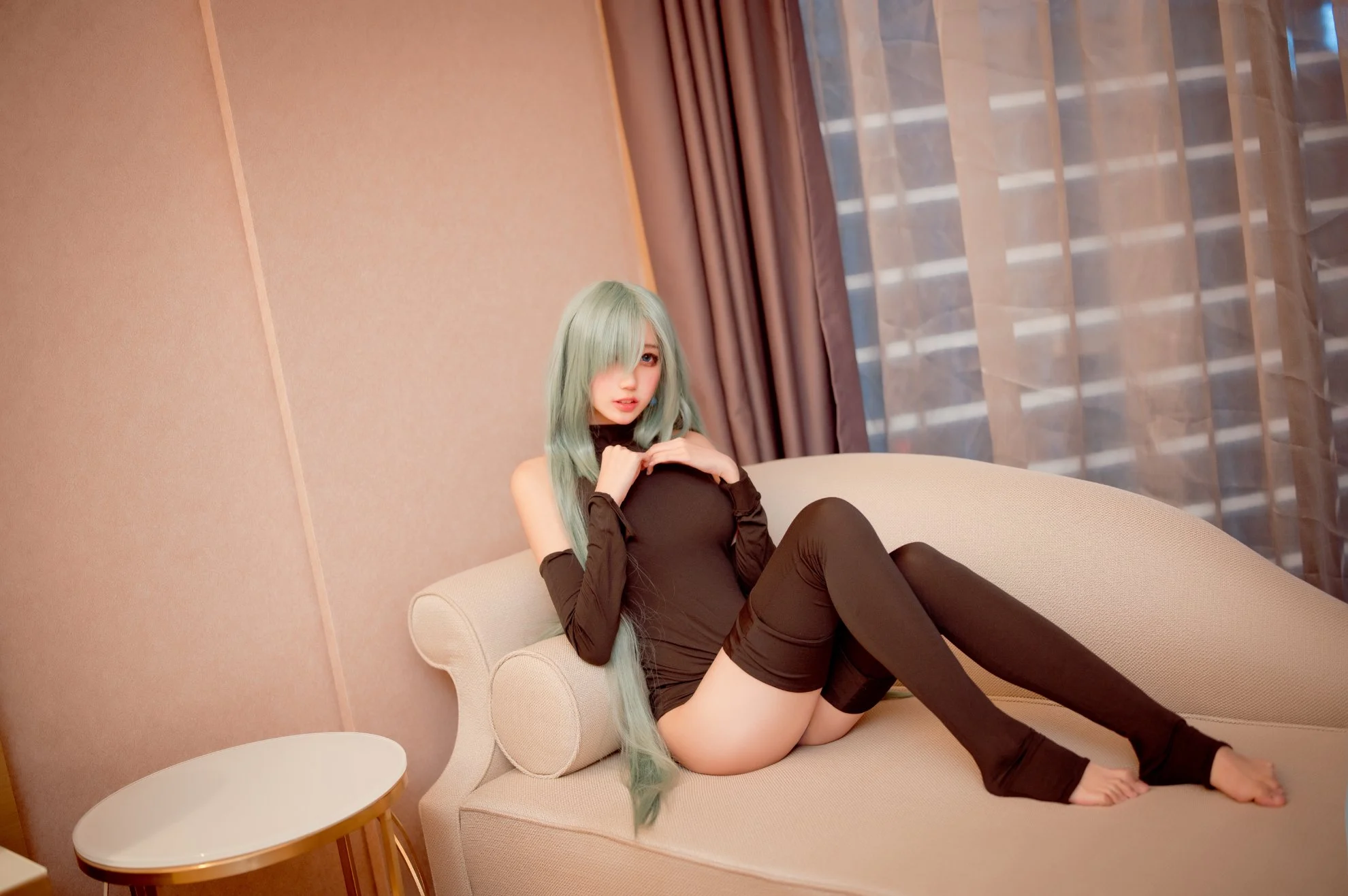 Đọc truyện hentai Tuyển tập Albums siêu phẩm Cosplay - Chap 887 - Zhou Ji is a cute rabbit No.035 Elizabeth jumpsuit