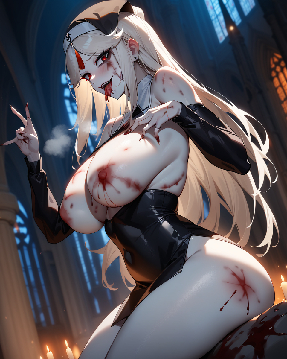 Đọc truyện hentai Tuyển tập Albums Art hentai - Chap 353 - Ningguang - Zombie Nun
