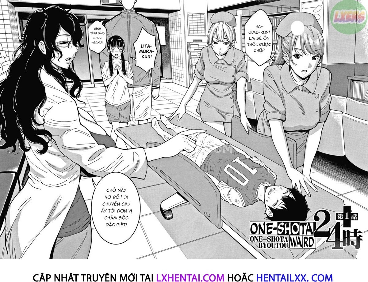 Đọc truyện hentai OneShota Ward 24 Hour Care Harem Hospitalization Life - Chap 1