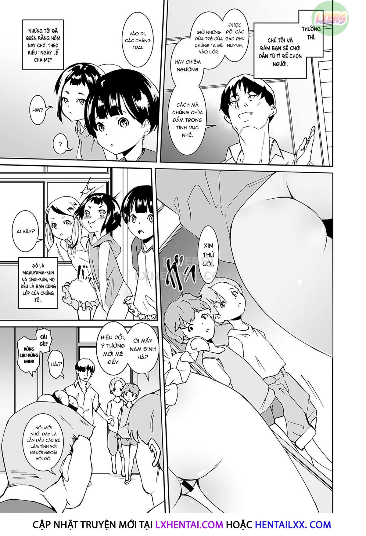 Đọc truyện hentai Papa-Tachi No Hinpyoukai - Oneshot