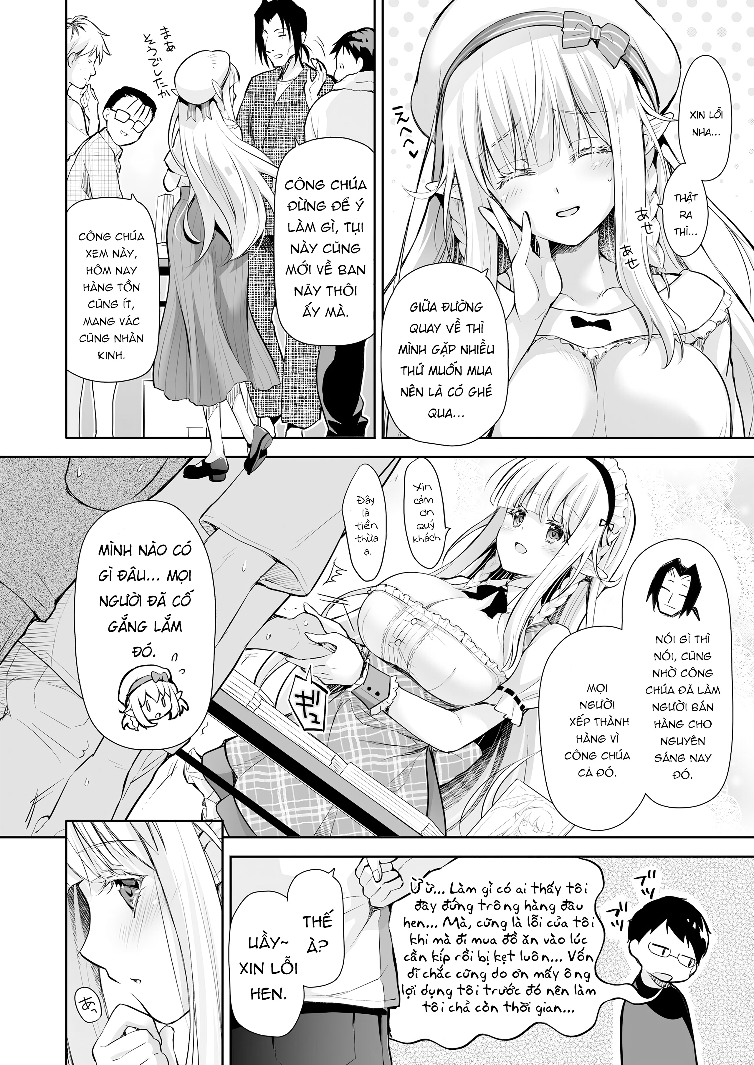 Đọc truyện hentai OtaCir no Elf Hime - Chap 3
